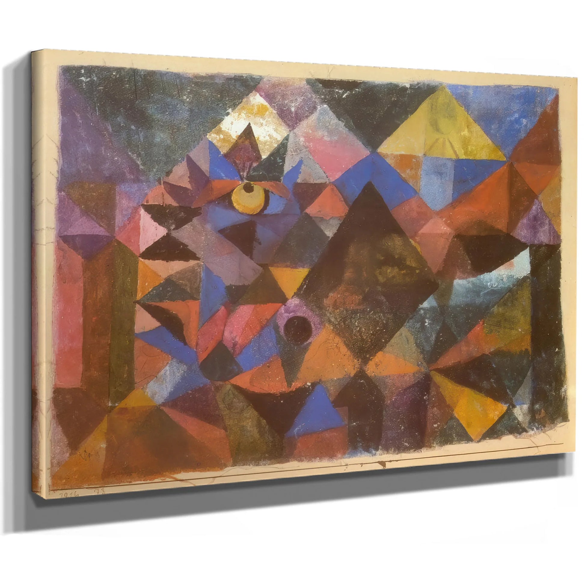 Cacodemonic 1916 73 By Paul Klee Fine Art Print