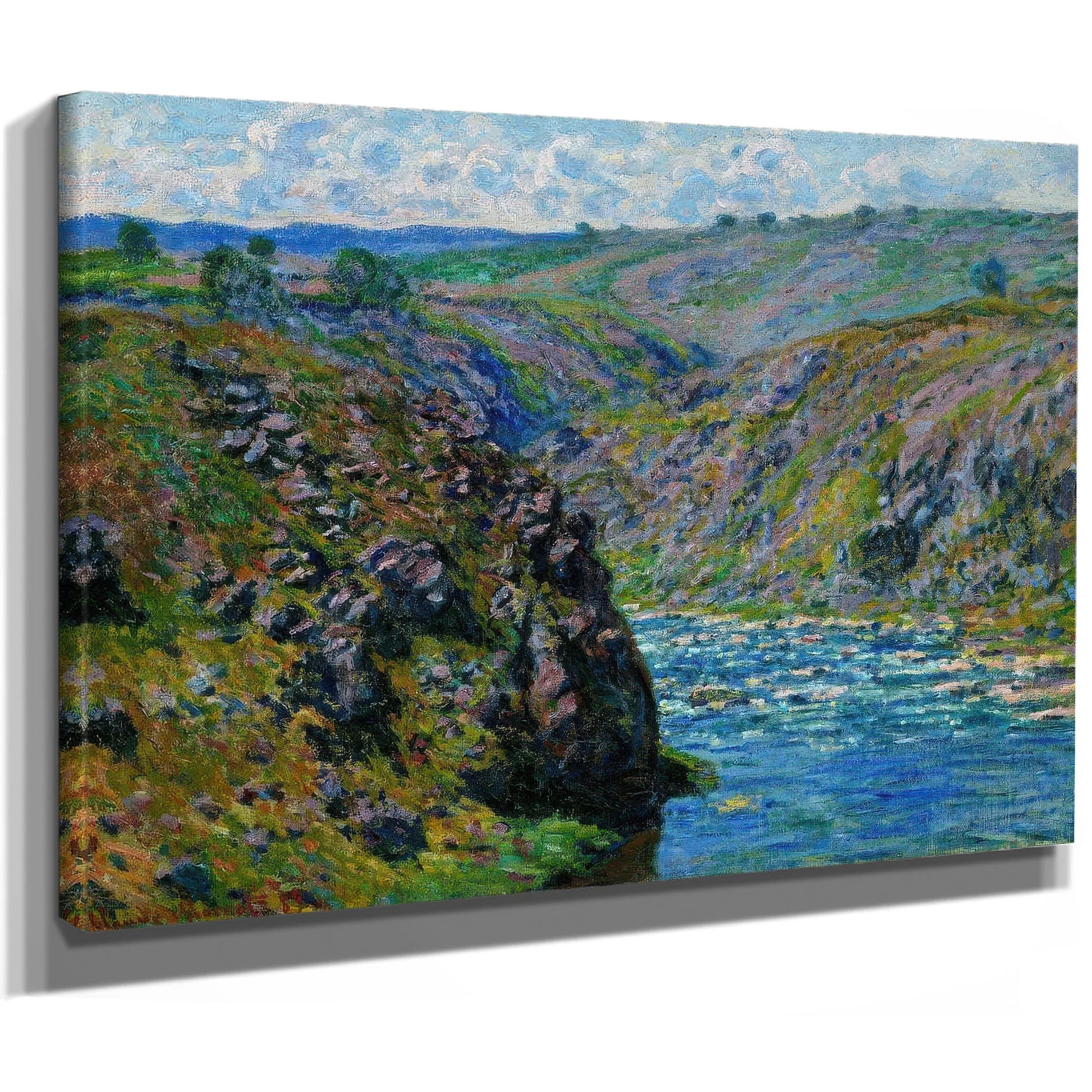 Valley Of The Creuse (Sunlight Effect) By Claude Monet Fine Art Print
