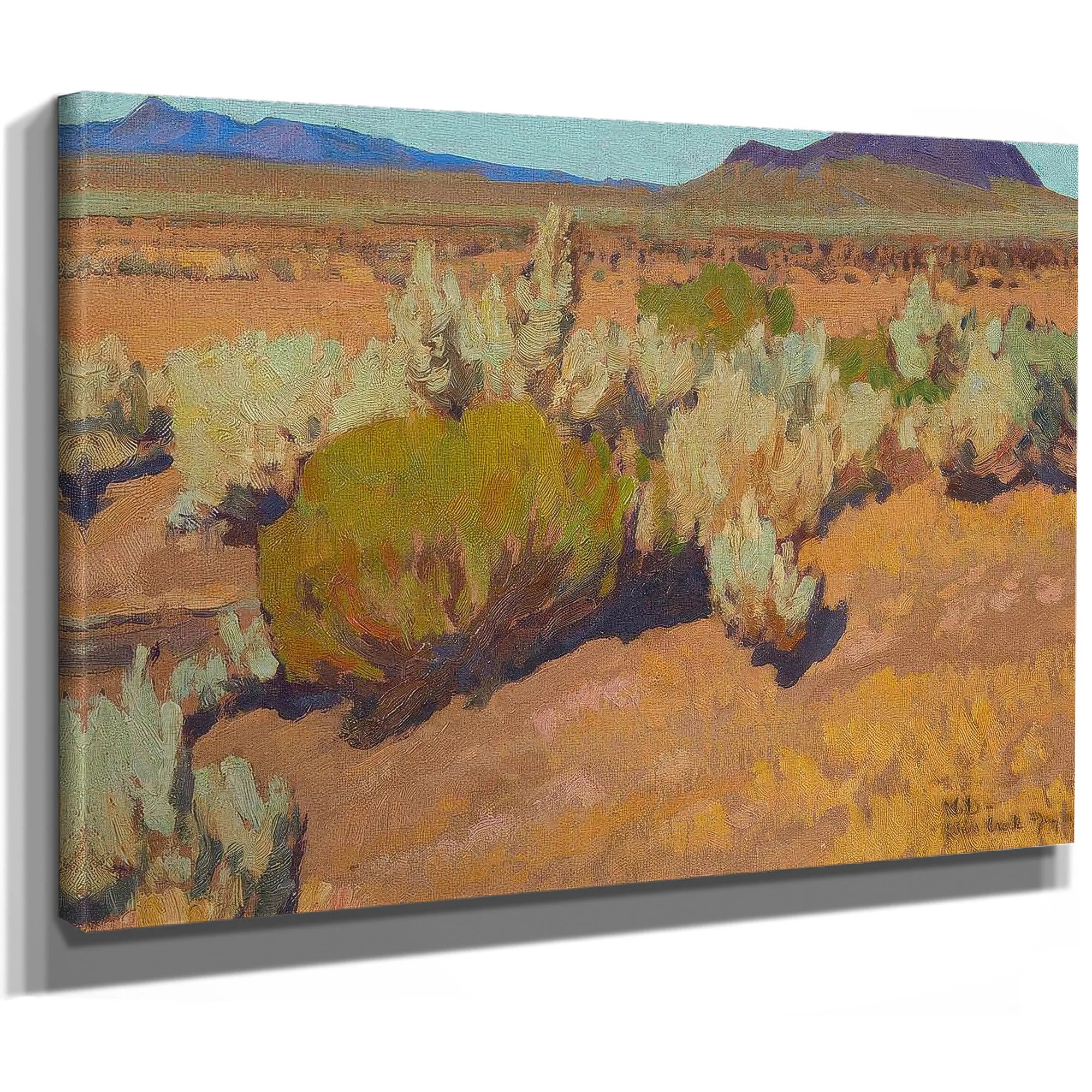 Sage And Rabbit Brush 1927 By Maynard Dixon Fine Art Print
