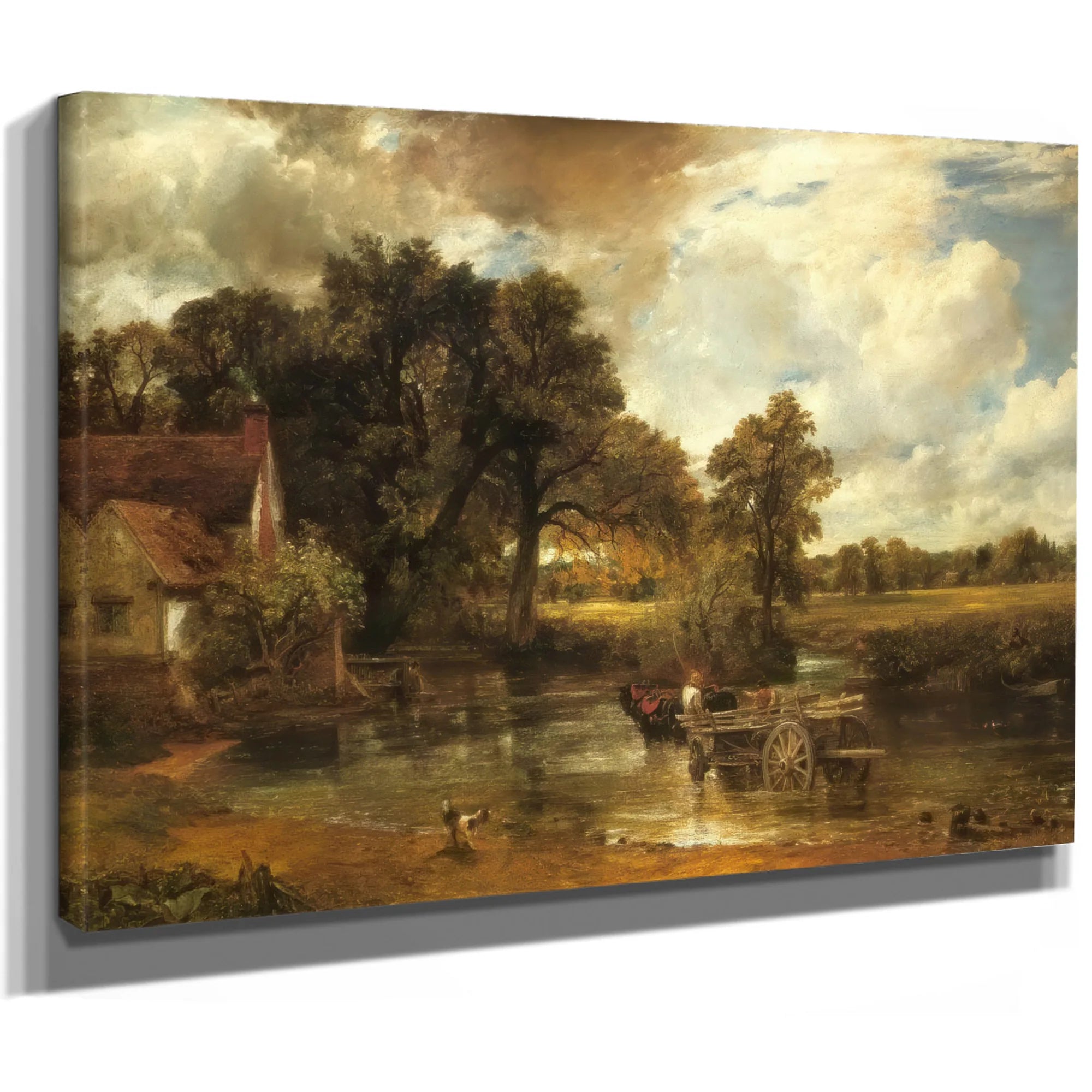 Landscape Noon ( The Hay Wain) By John Constable Fine Art Print
