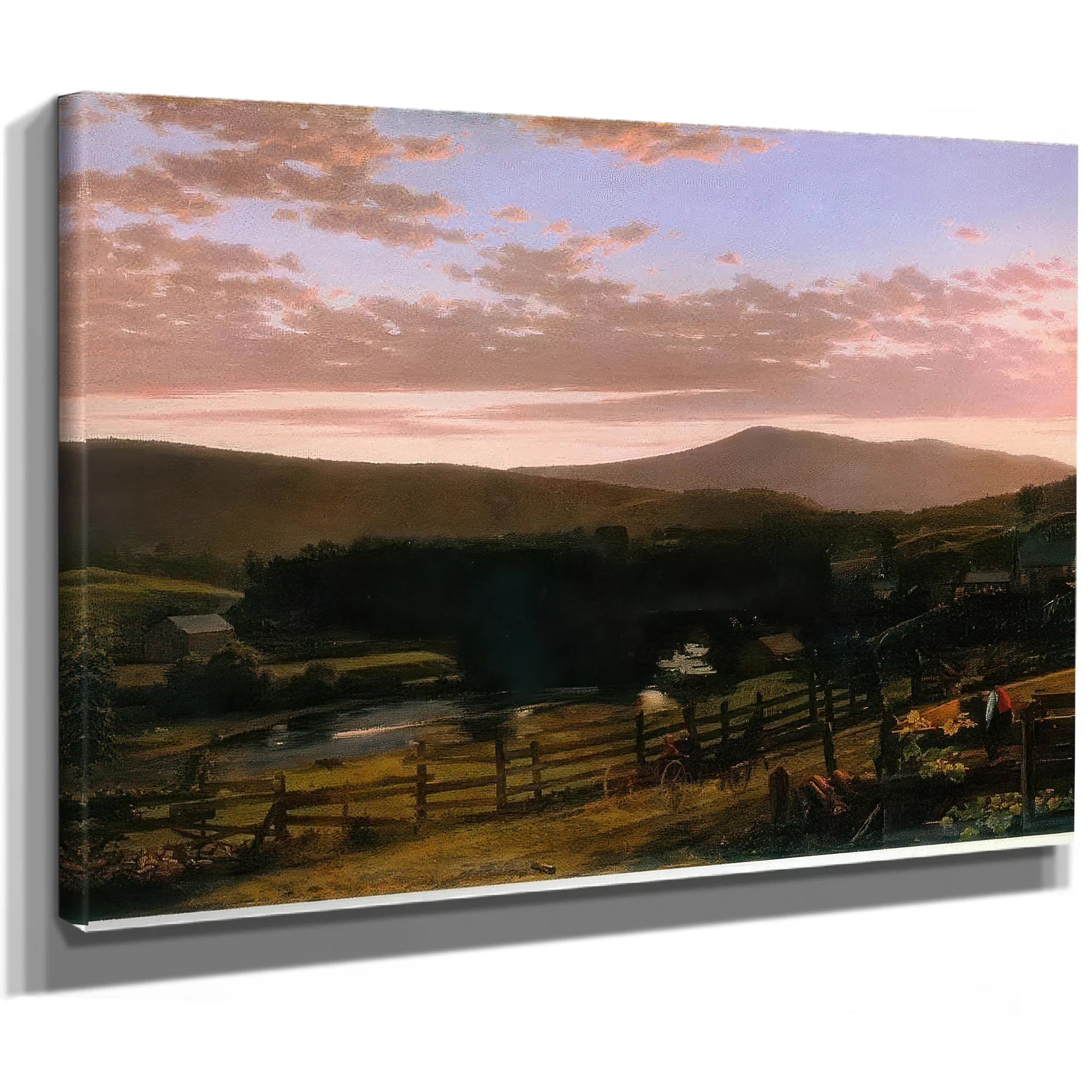 Ira Mountain Vermont By Frederic Edwin Church Fine Art Print