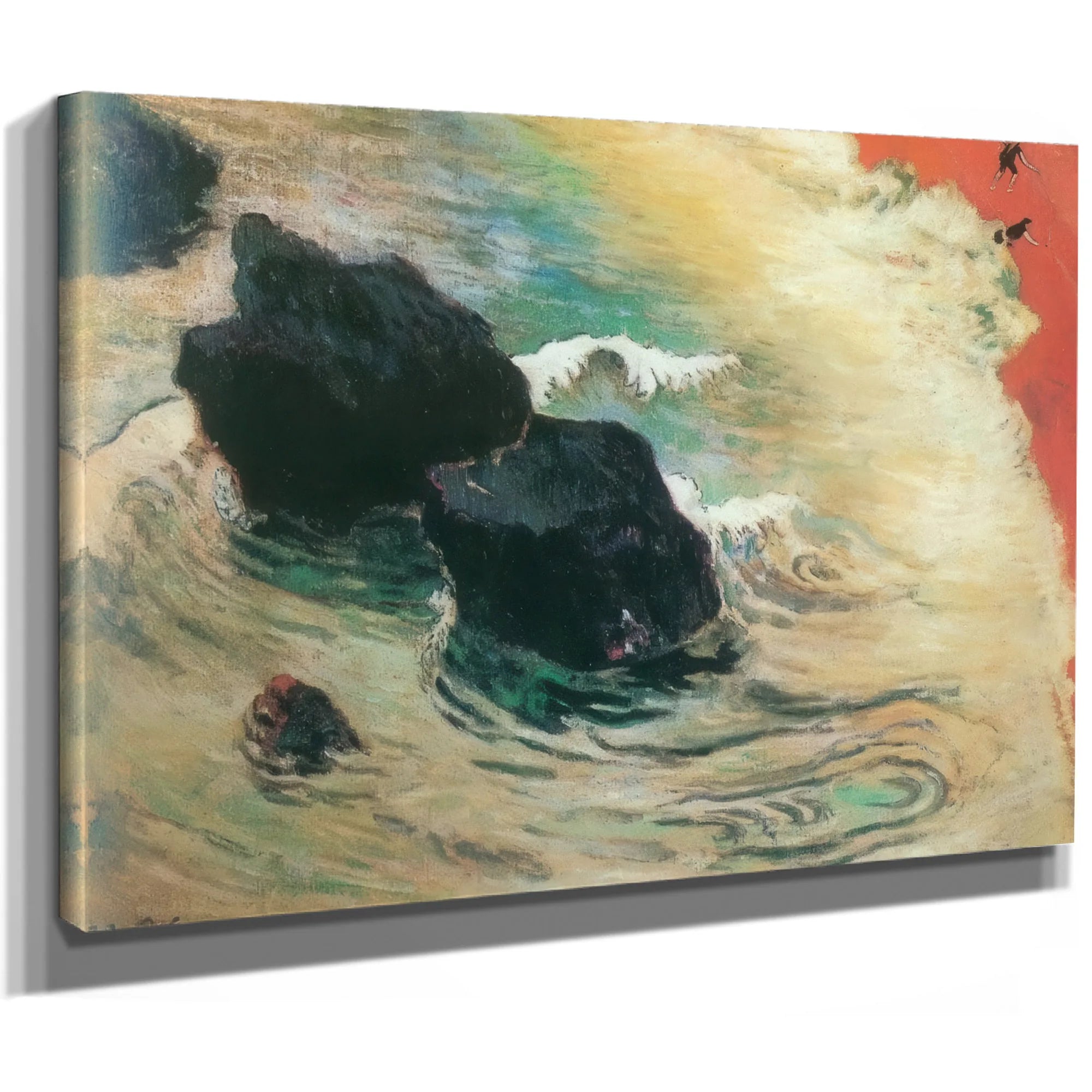The Wave By Paul Gauguin Fine Art Print