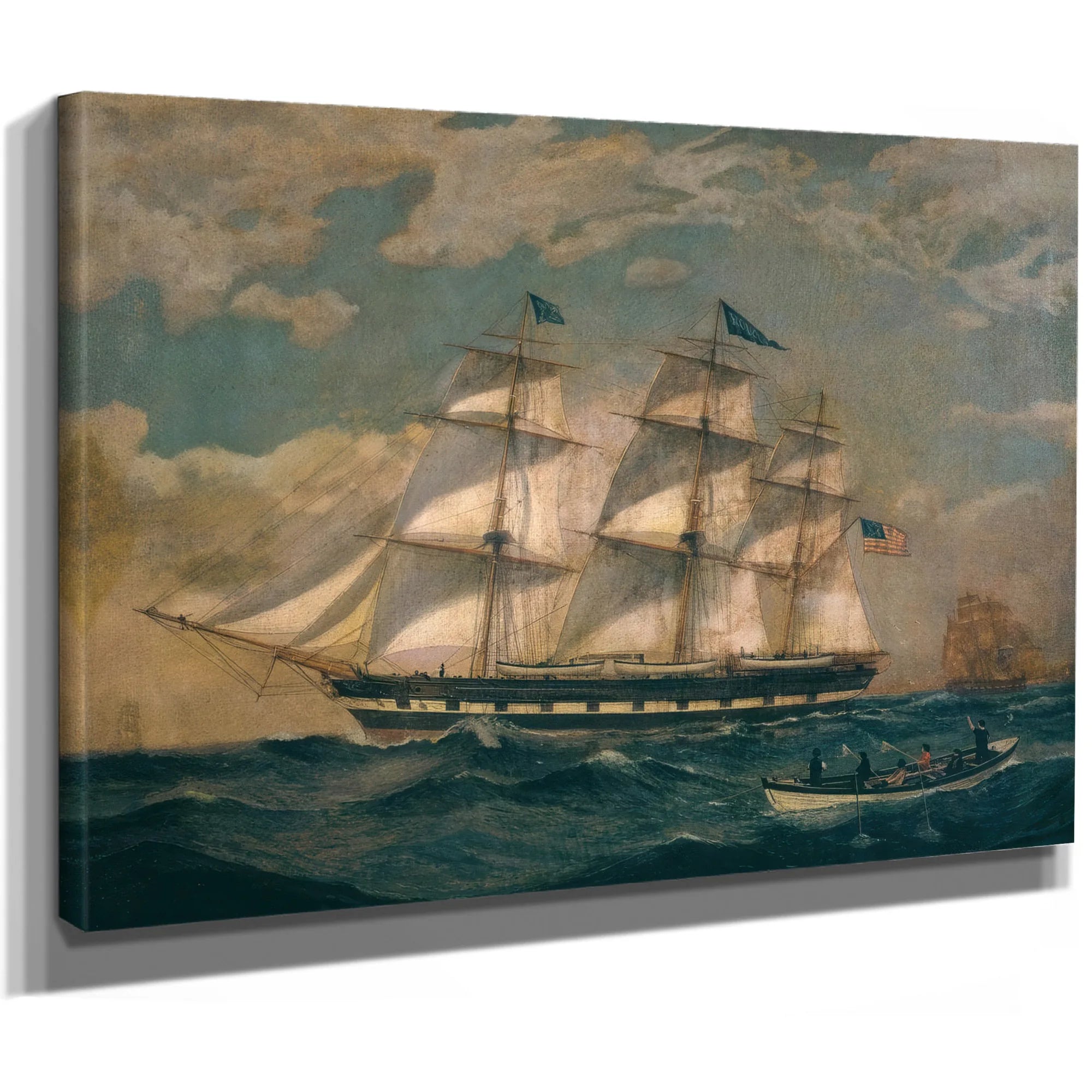 Houqua (Whaling) By Birch Thomas Fine Art Print