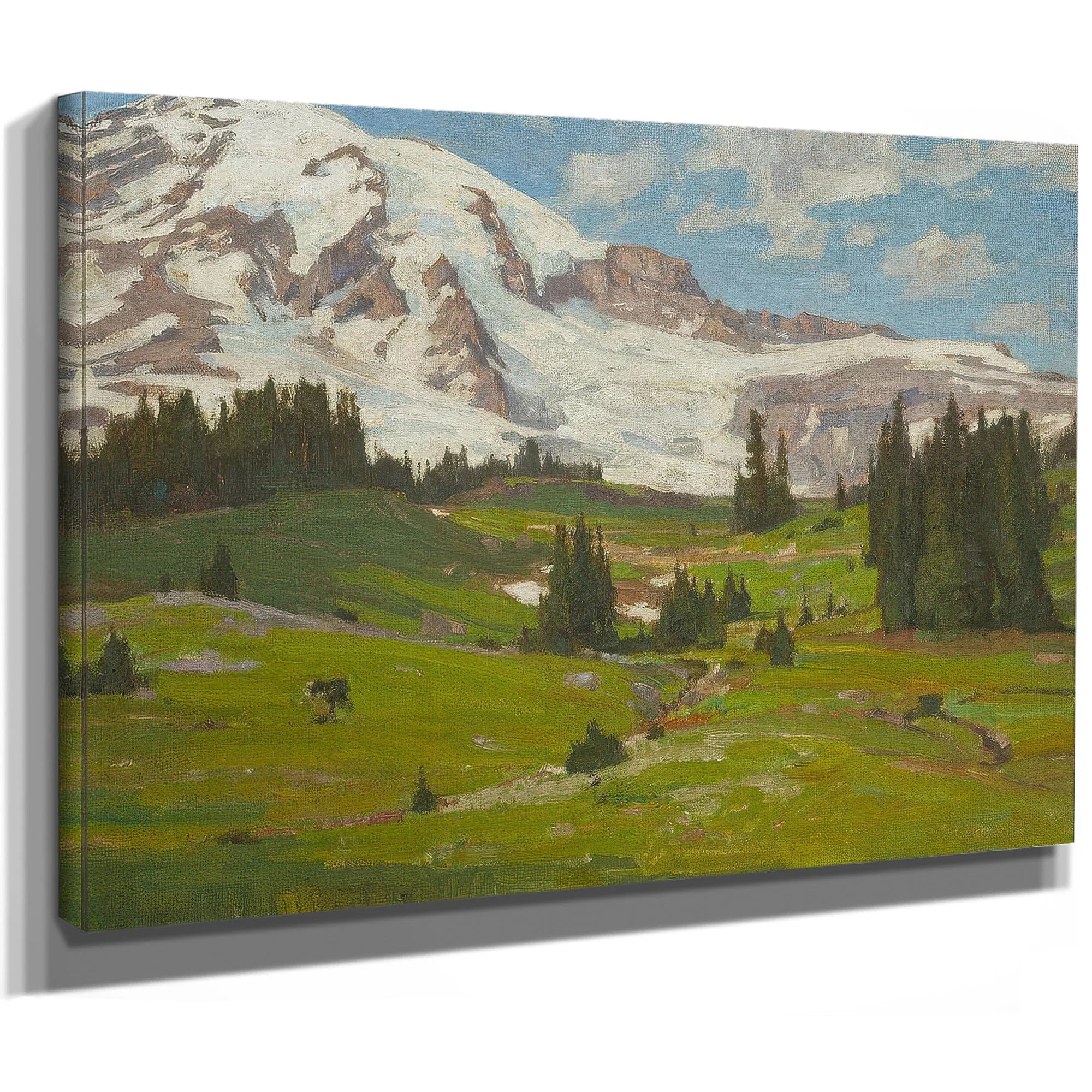 Mt. Rainier Washington 1915 By William Wendt Fine Art Print
