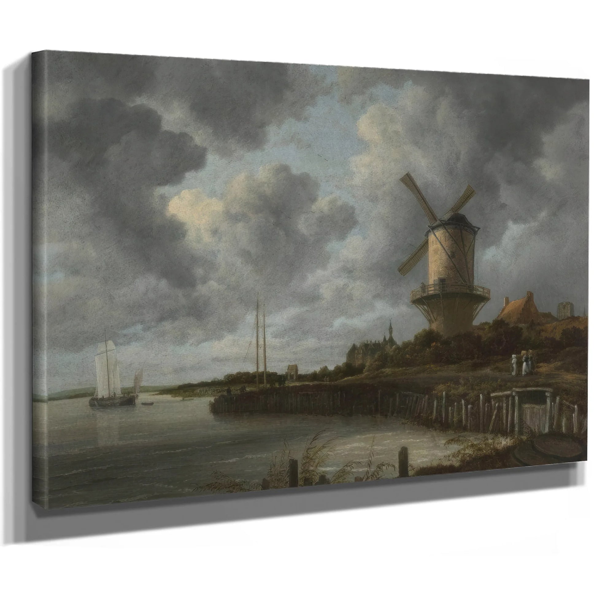 The Windmill At Wijk Bij Duurstede By Jacob Van Ruisdael Fine Art Print