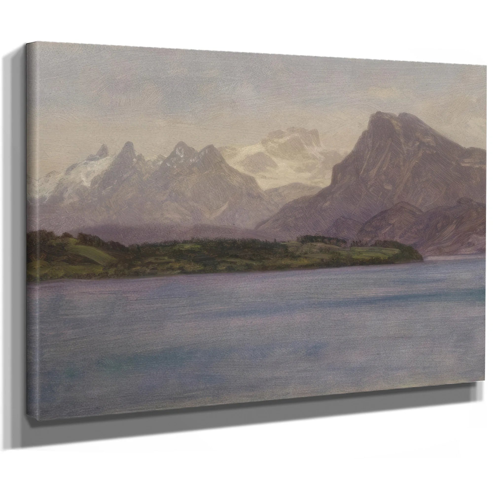 Alaskan Coast Range By Albert Bierstadt Fine Art Print
