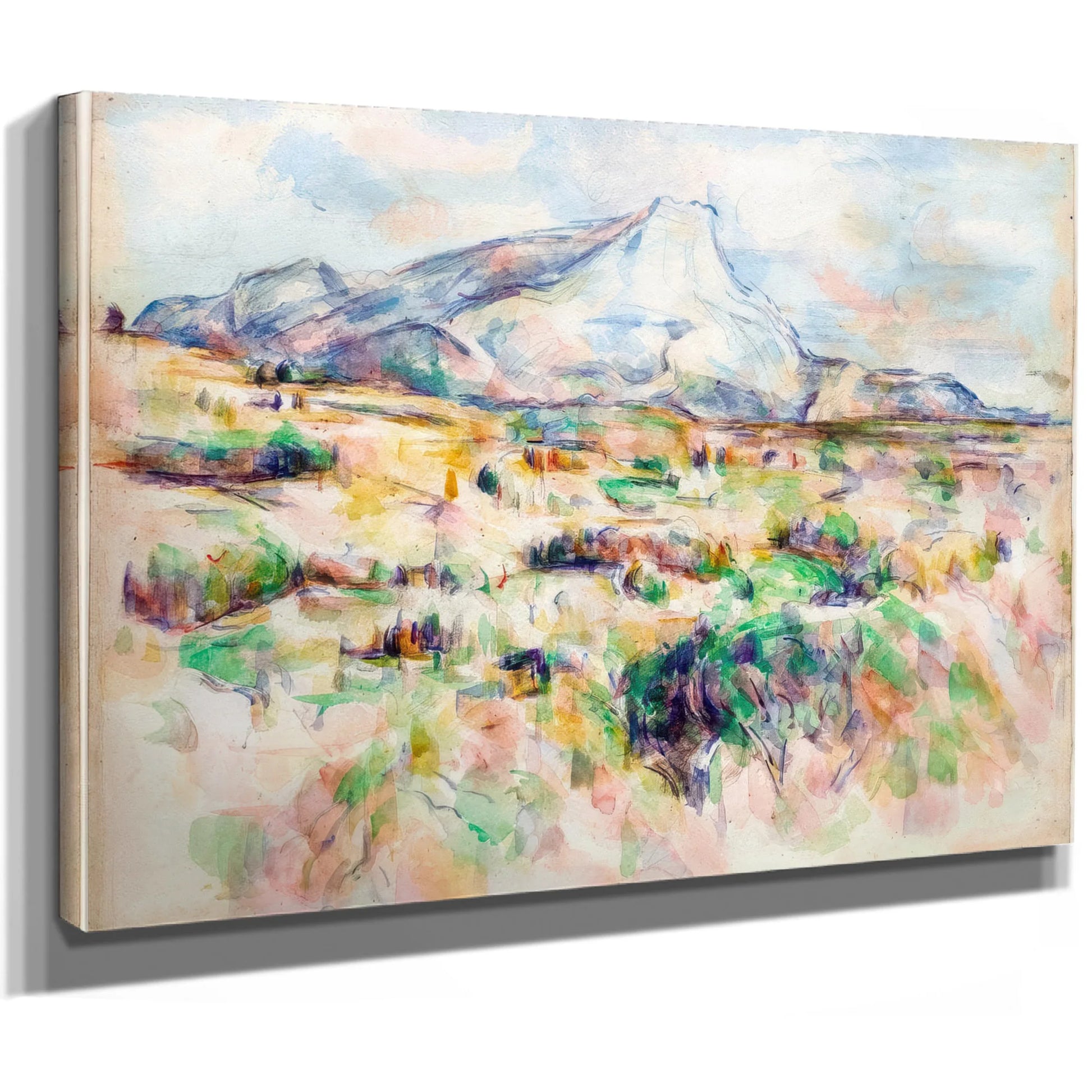 Mont Saint Victoire By Paul Cezanne Fine Art Print