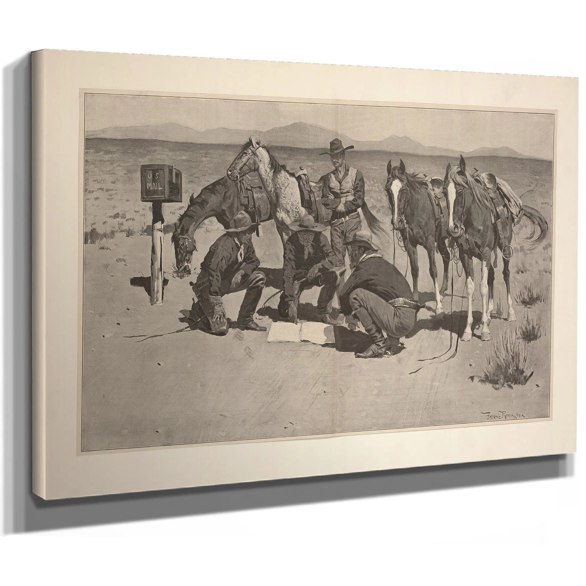 Latest News  by Frederic Remington