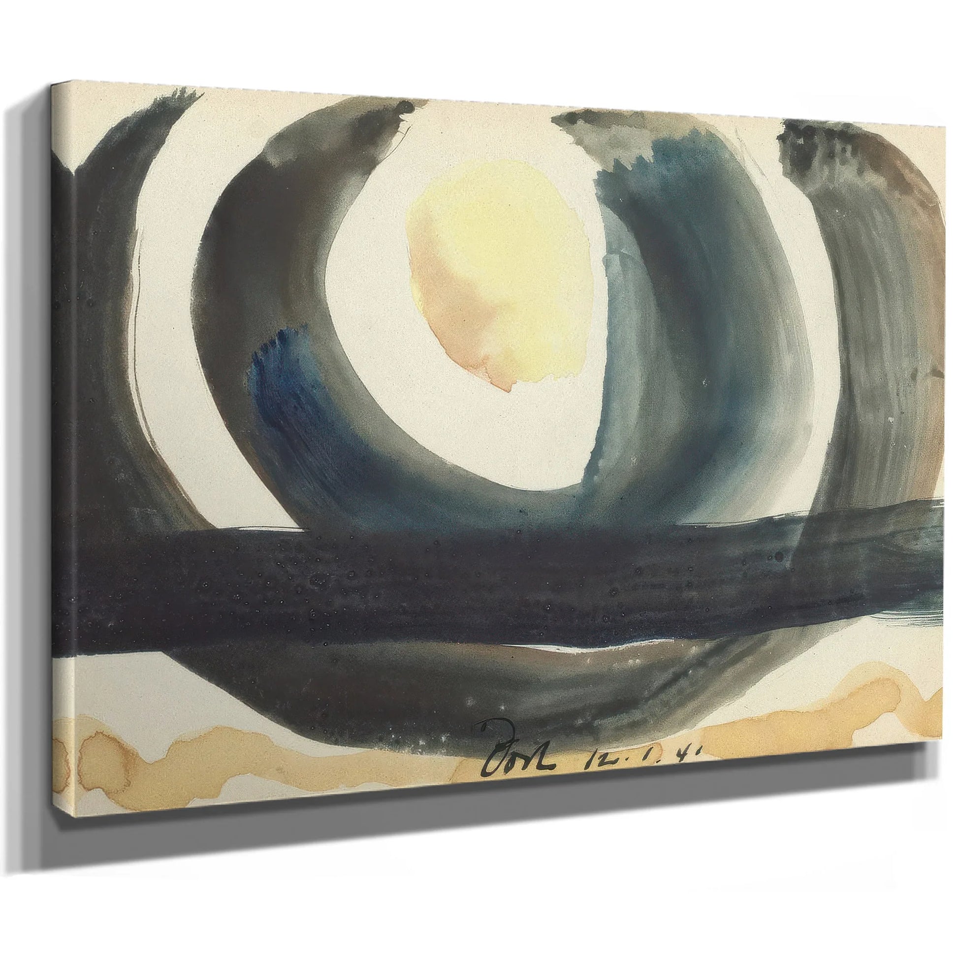 Sunrise Iii (Set Of Three) By Arthur Dove Fine Art Print