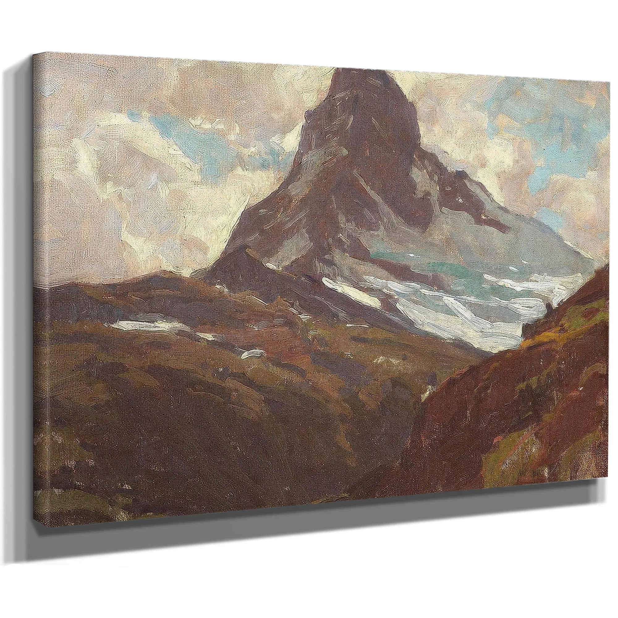 The Matterhorn In Summer By Edgar Payne Fine Art Print