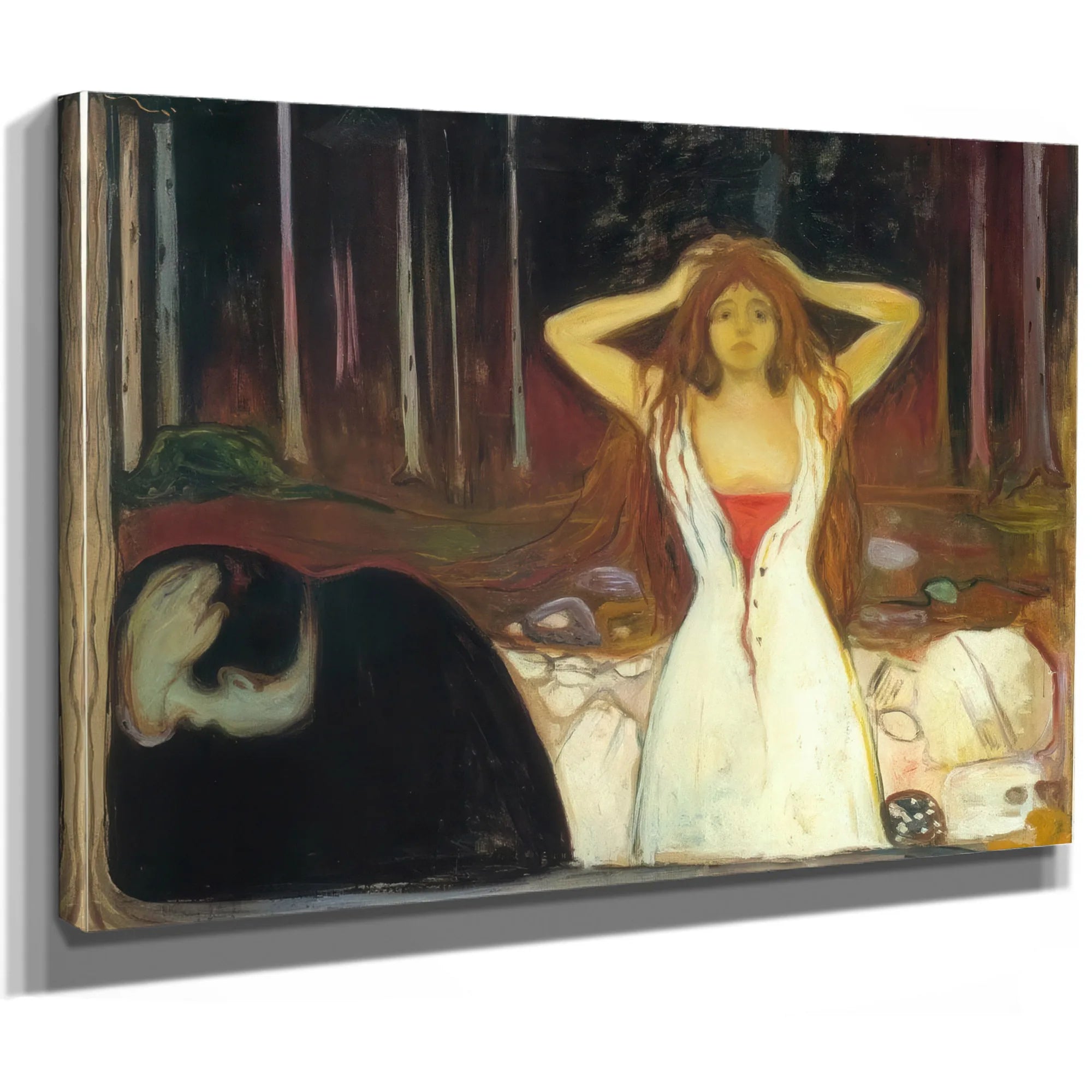 Ashes 1894 By Edvard Munch Fine Art Print