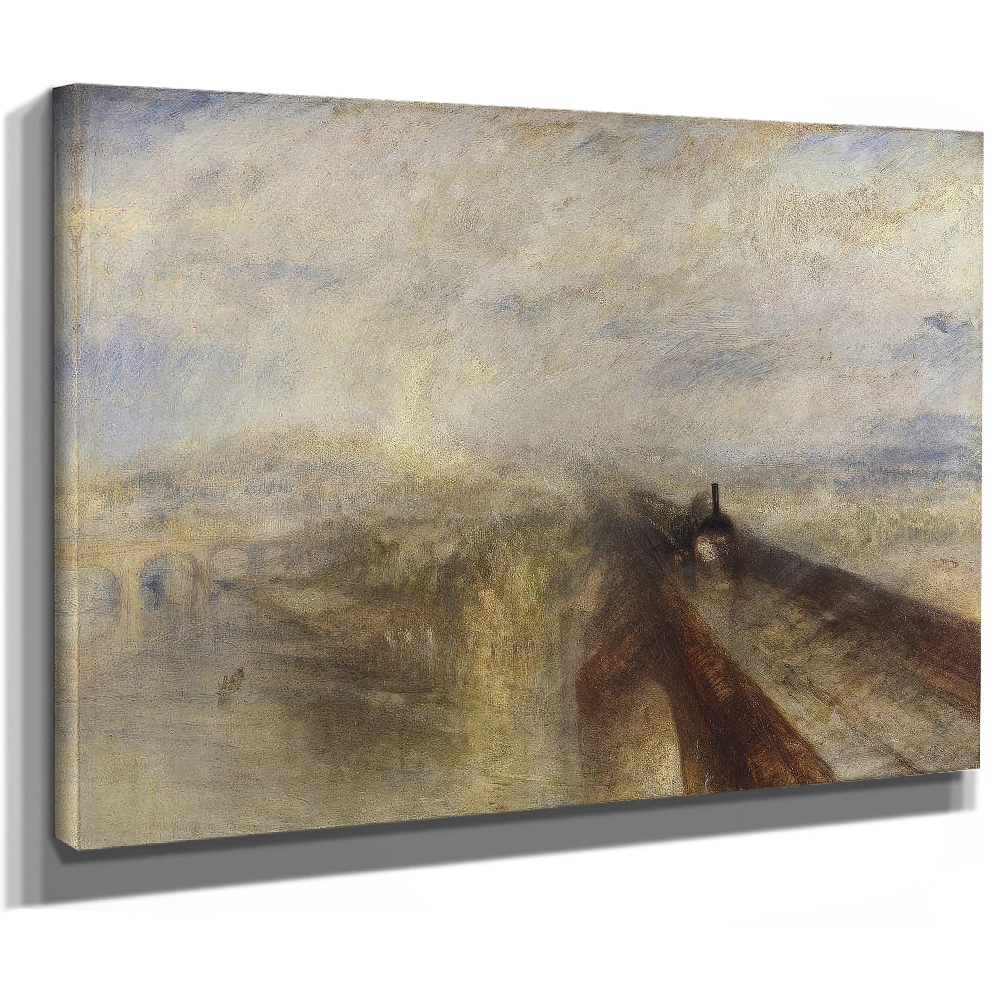 Rain Steam And Speed The Great Western Railway By Joseph Mallord William Turner Fine Art Print