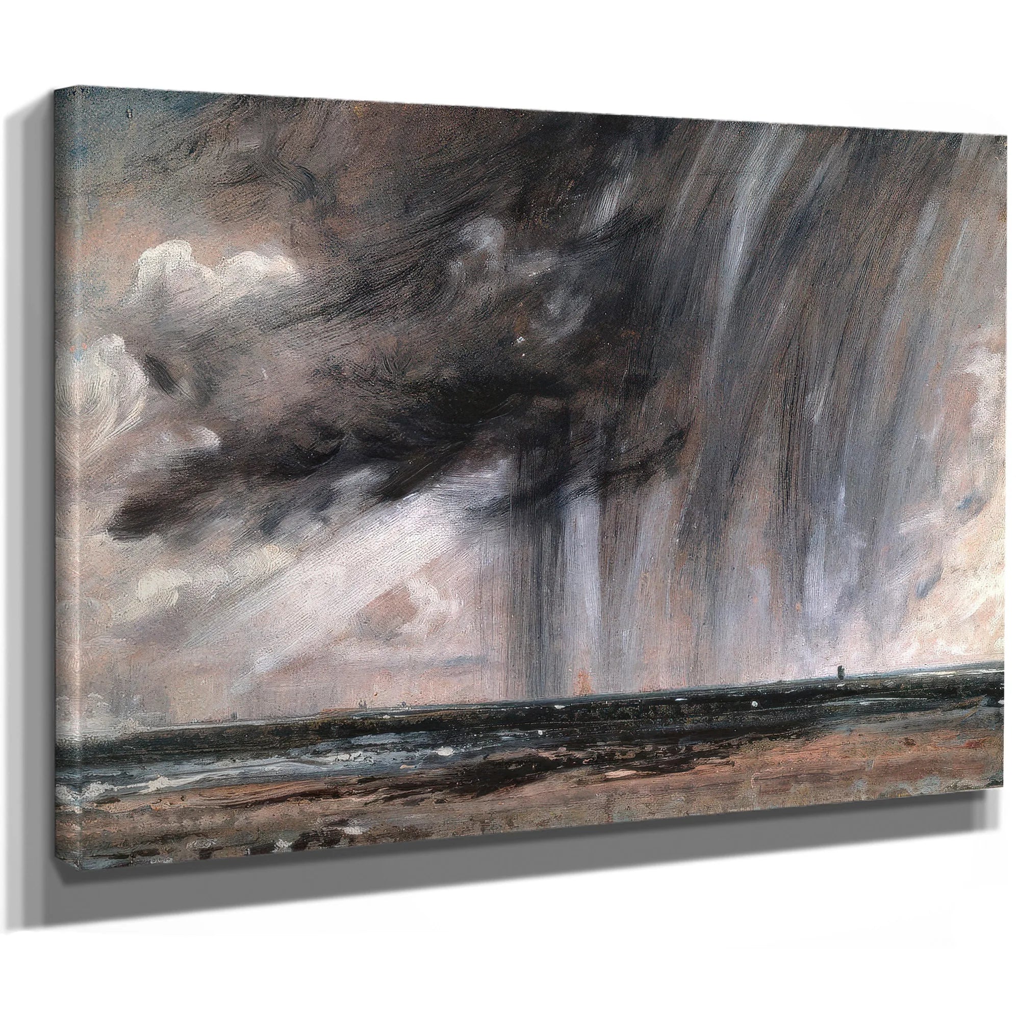Seascape Study With Rain Cloud 1827 By John Constable Fine Art Print