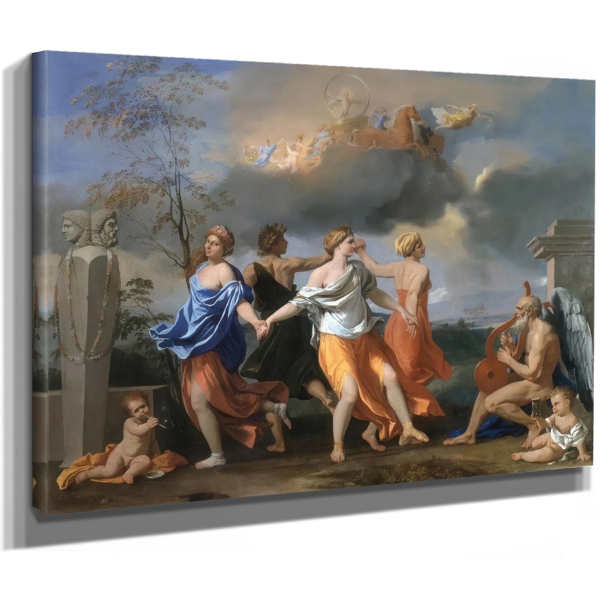 Dance To The Music Of Time By Nicholas Poussin Fine Art Print