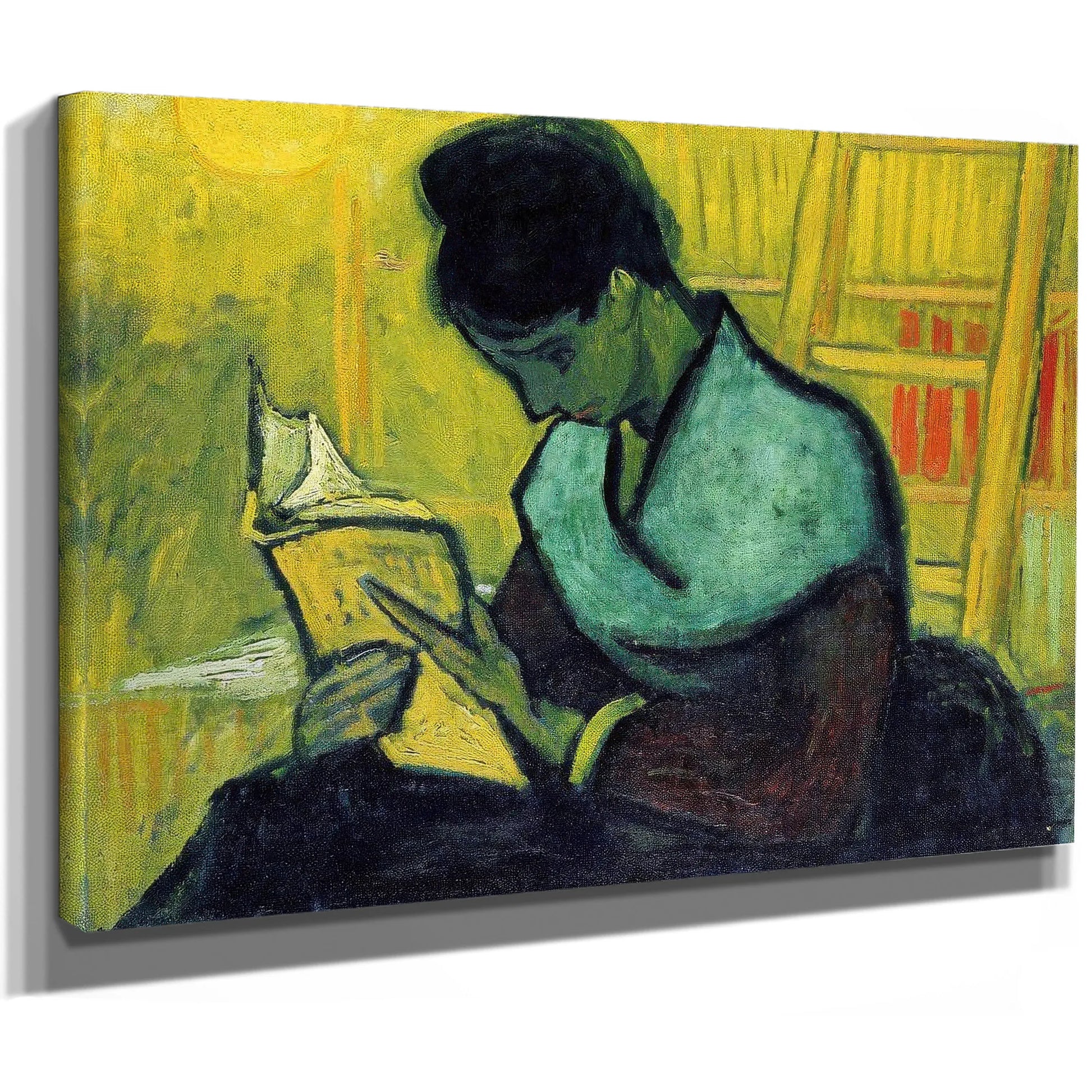 A Novel Reader By Vincent Van Gogh Fine Art Print
