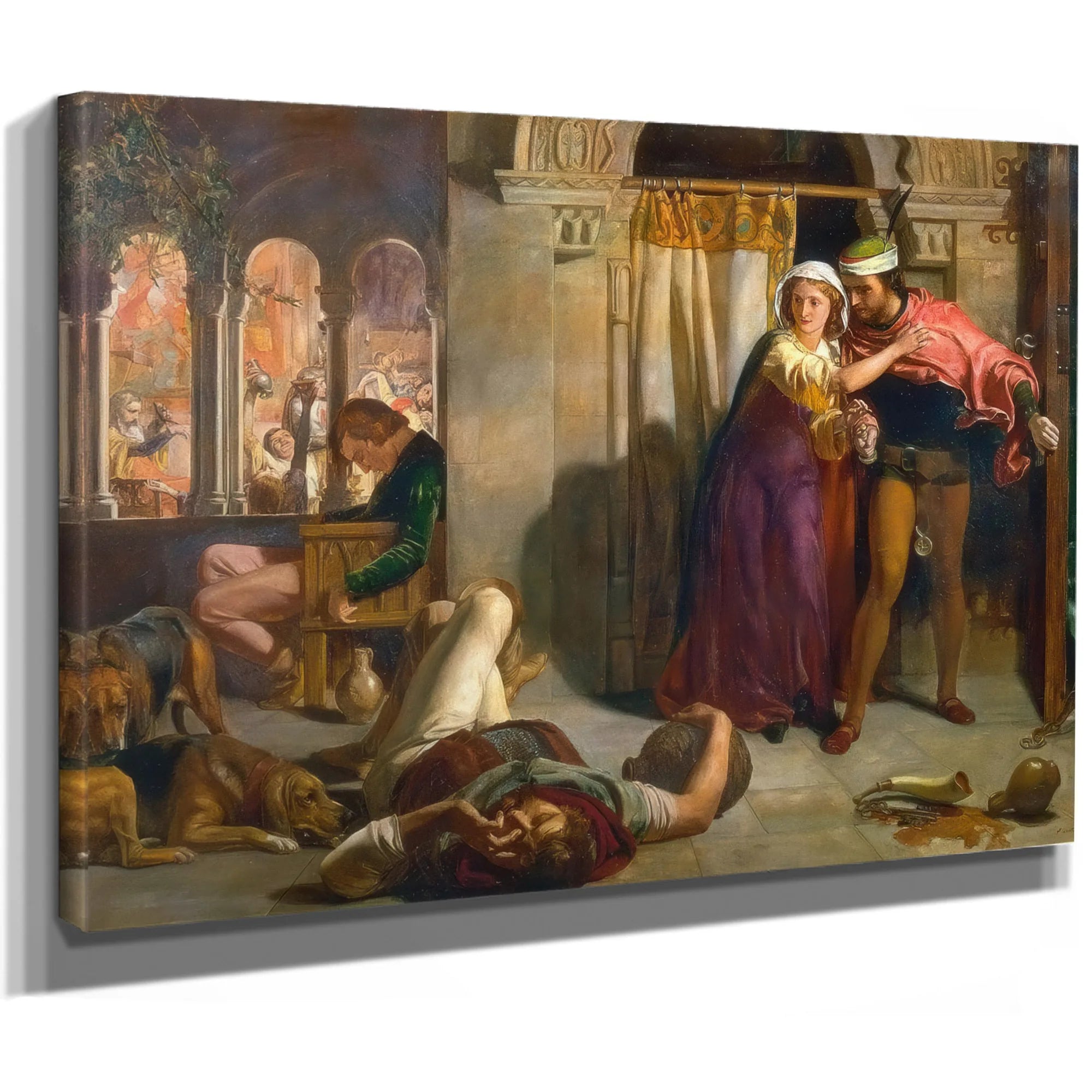The Eve Of St Agnes By William Holman Hunt Fine Art Print