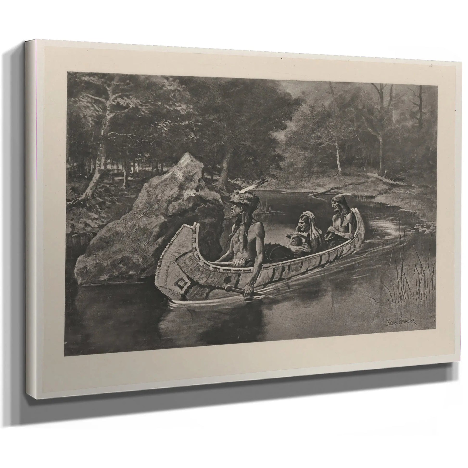 The Song Of Hiawatha  by Frederic Remington