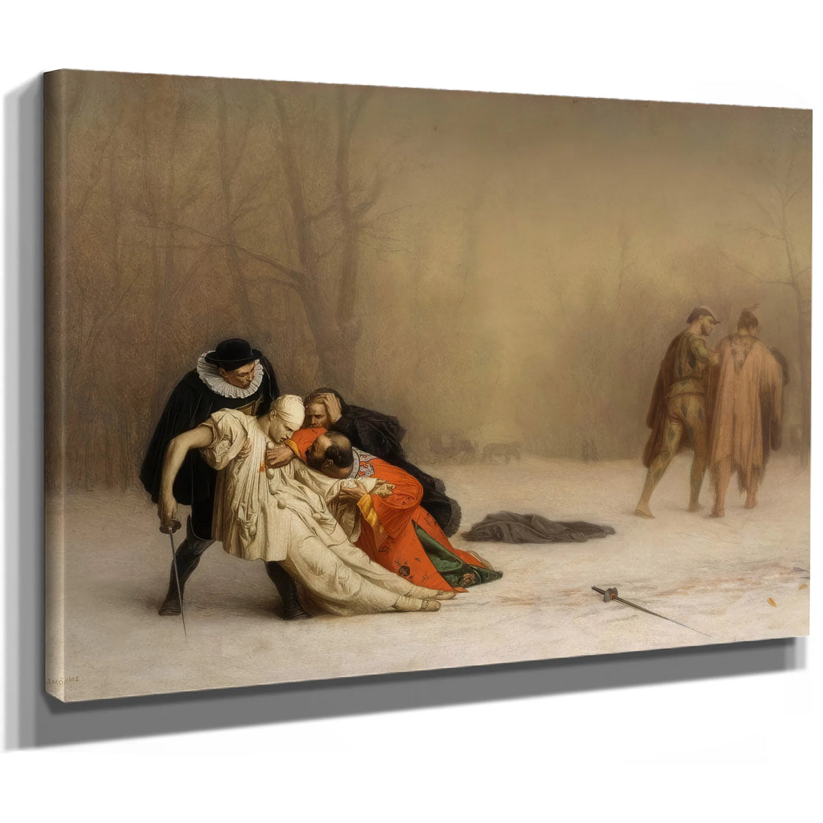 The Duel After The Masquerade By Jean Leon Gerome Fine Art Print