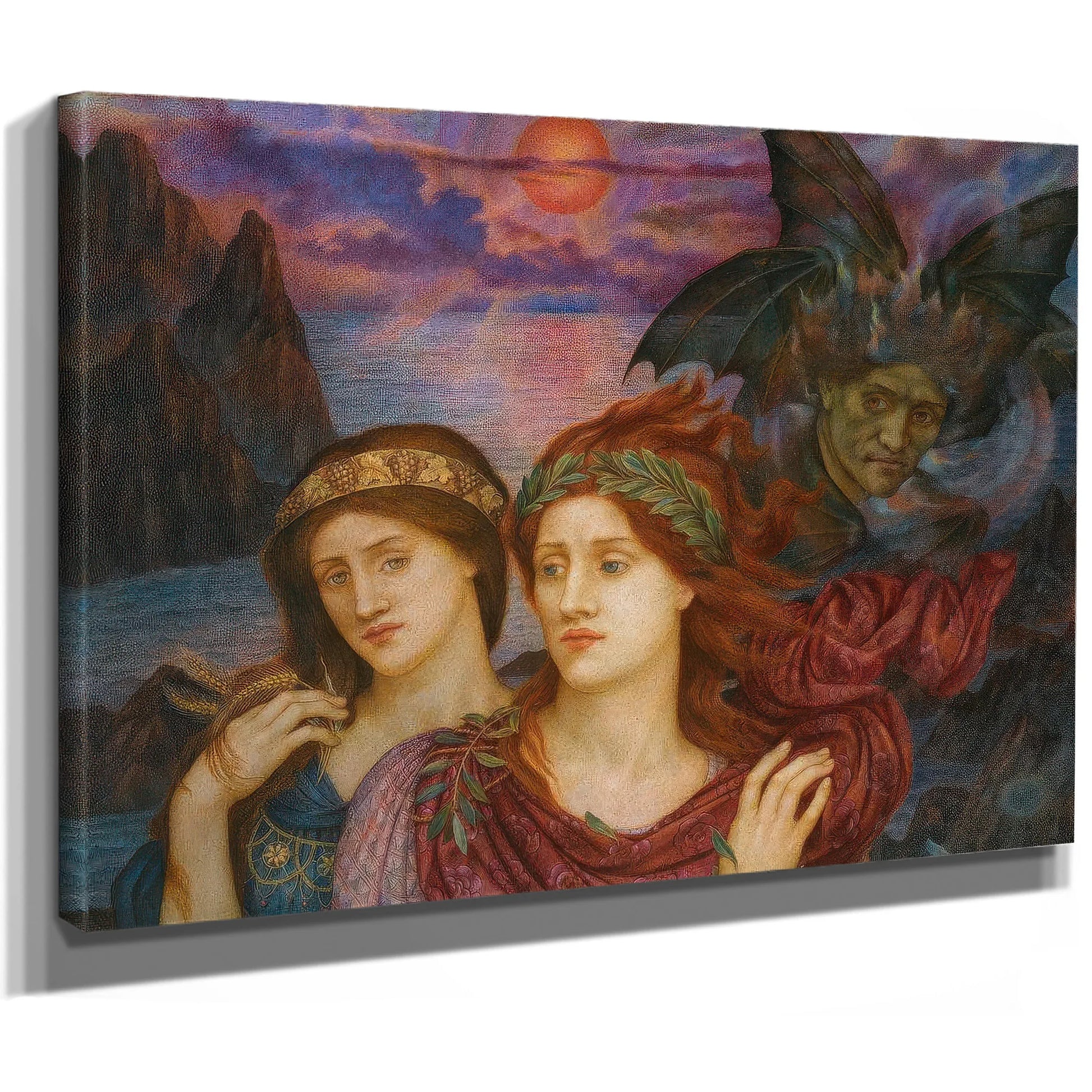 The Vision 1914 By Evelyn De Morgan Fine Art Print