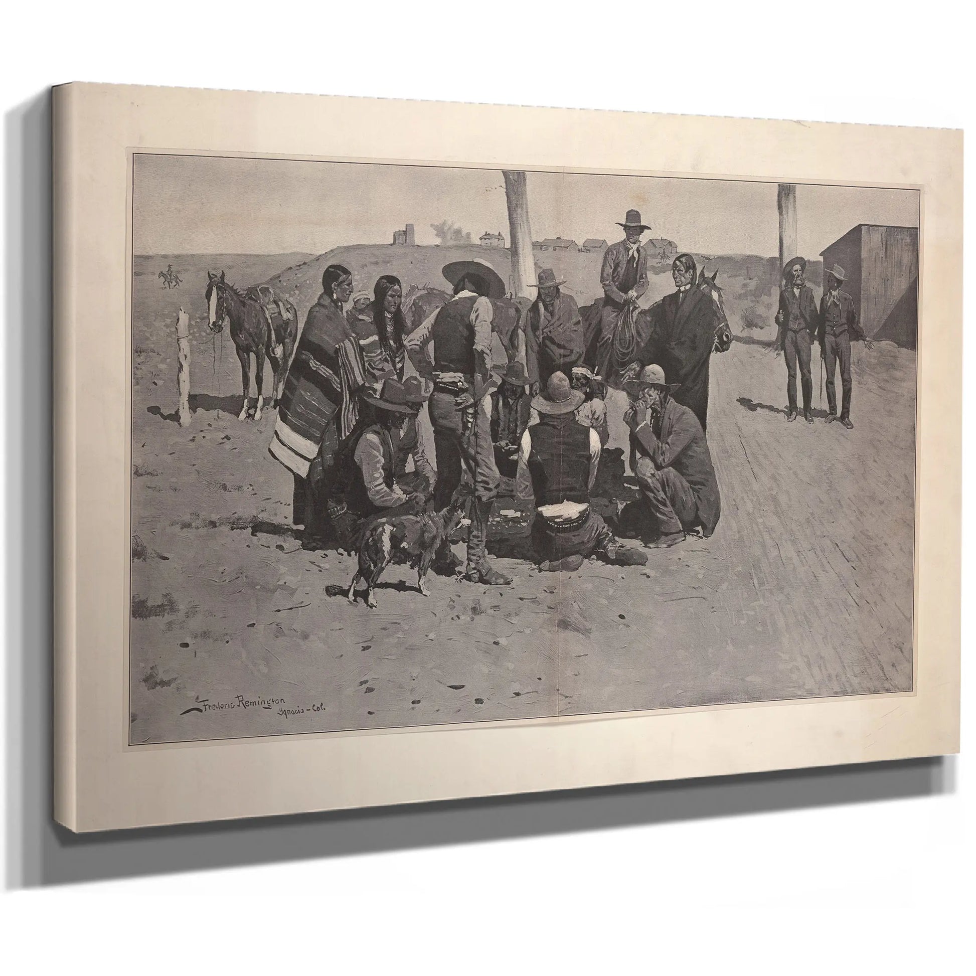 Mexican Monte by Frederic Remington