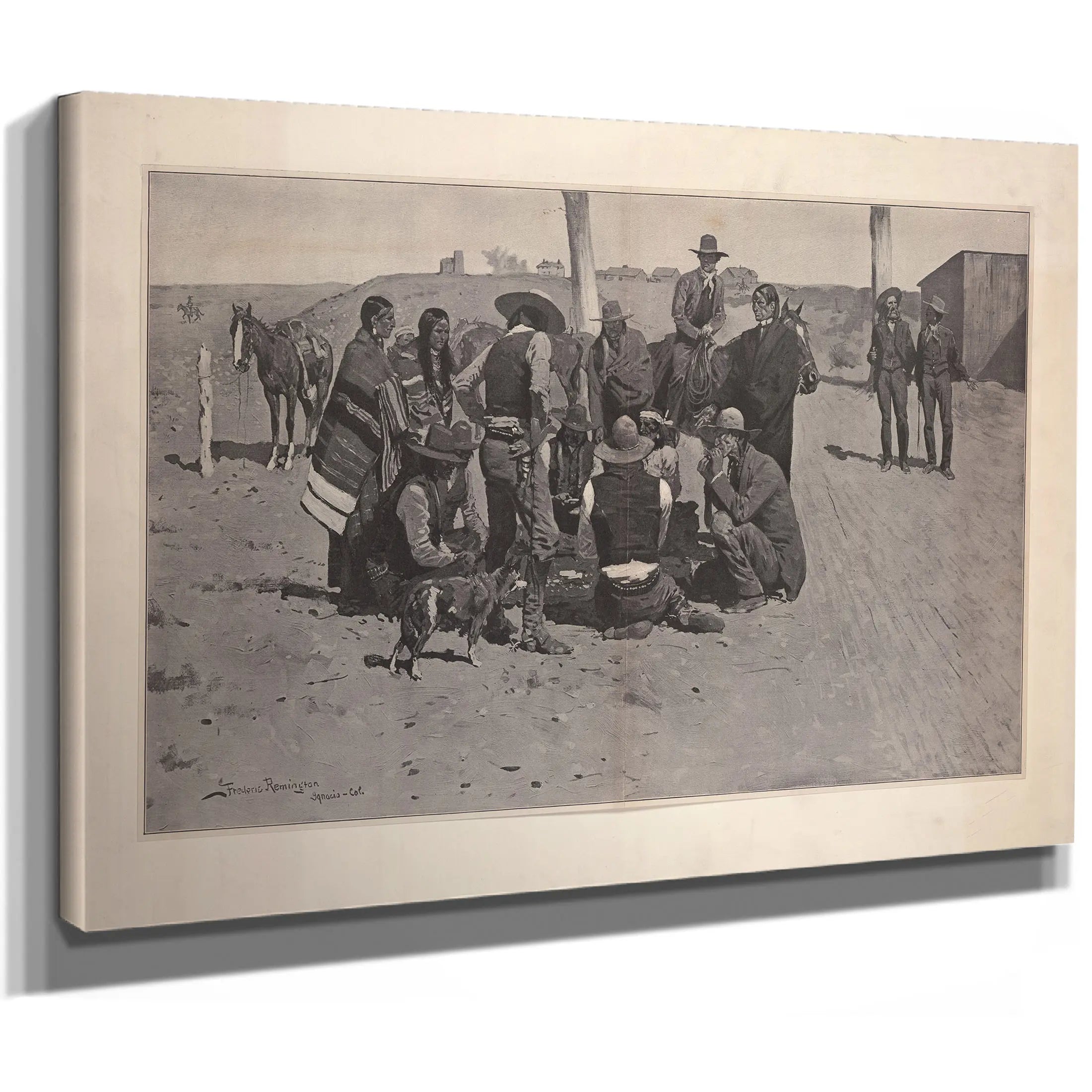 Mexican Monte by Frederic Remington