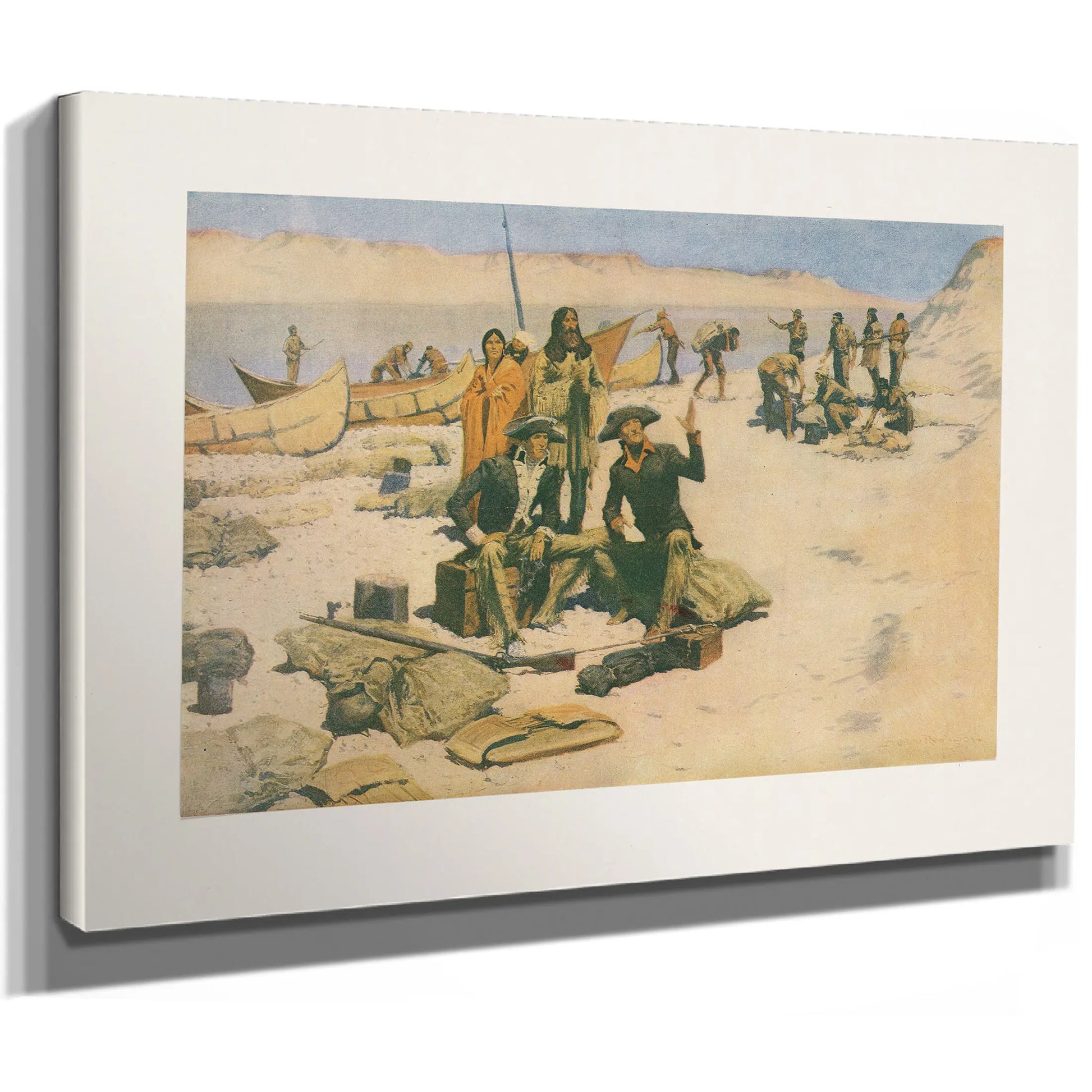 The Great Explorers Viii Lewis And Clark by Frederic Remington