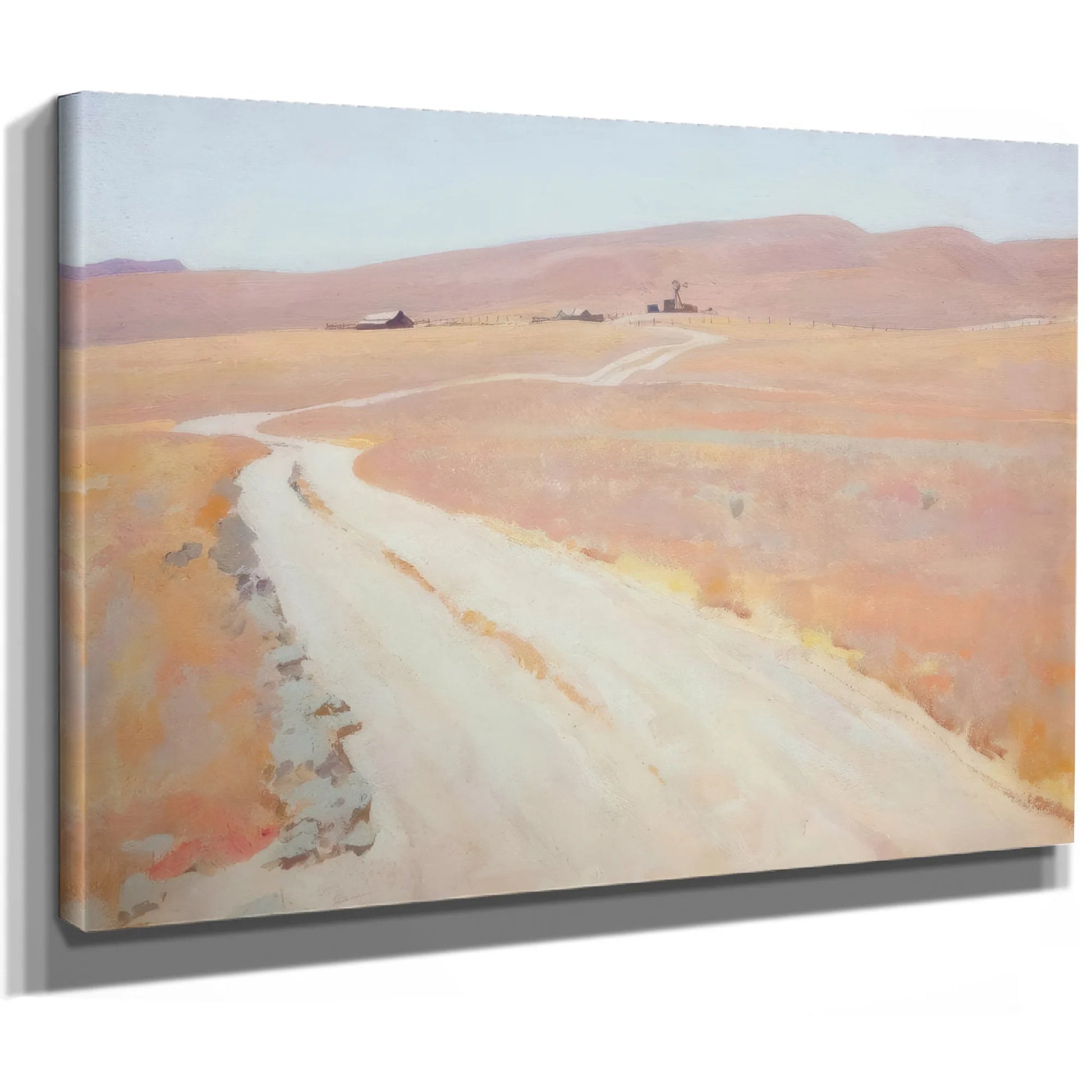 Abandoned Ranch By Maynard Dixon Fine Art Print