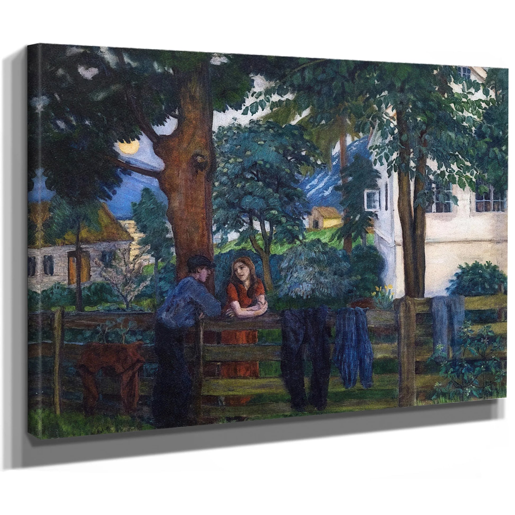 Moonlight At Hegrenes By Nicolai Astrup Fine Art Print