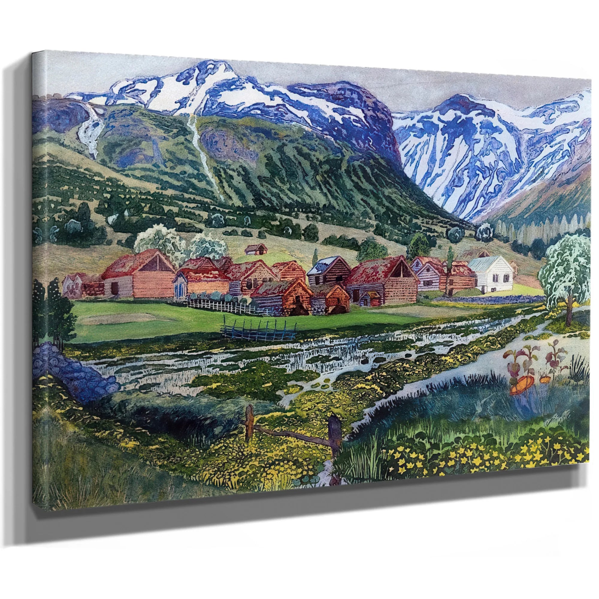 Marsh Marigold Night By Nicolai Astrup Fine Art Print