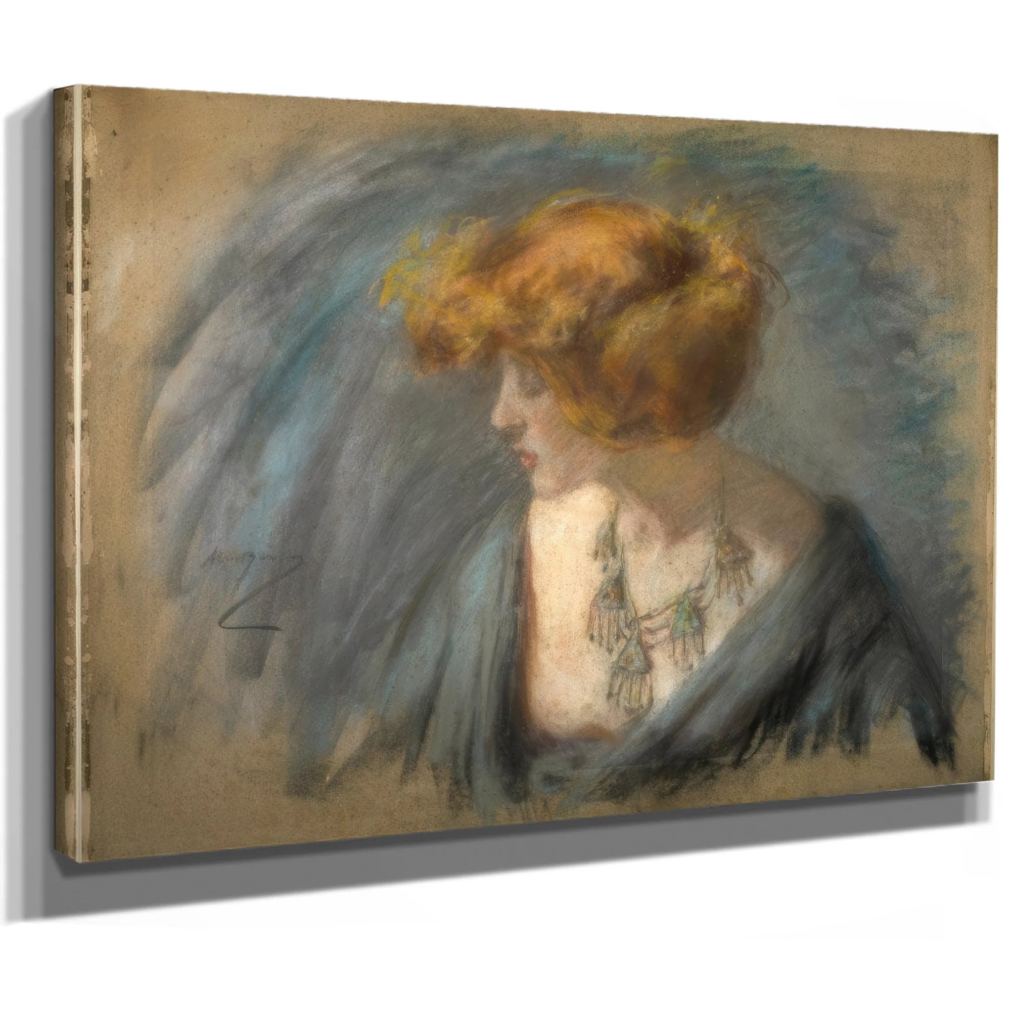 Titian Hair By Alice Pike Barney Fine Art Print
