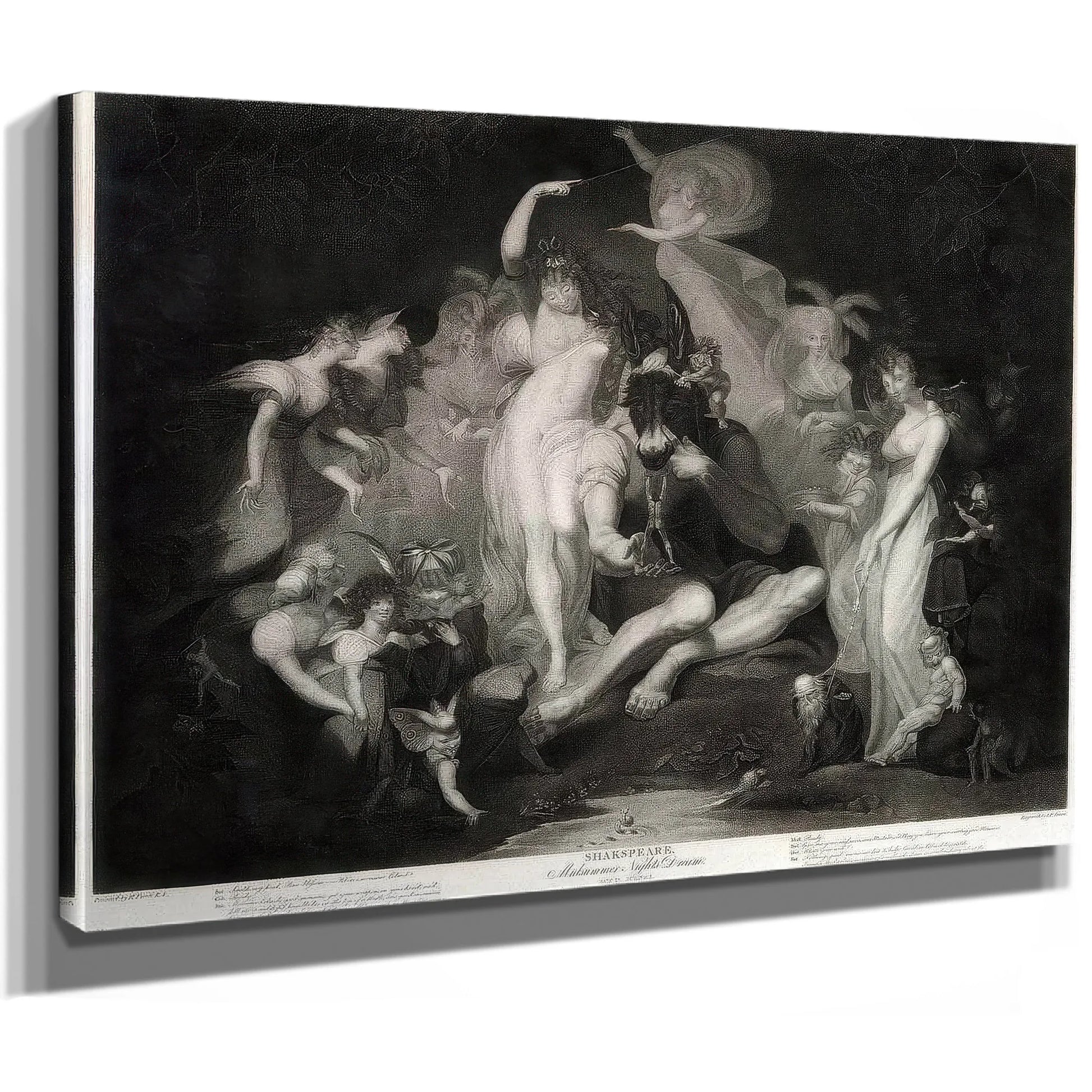 Midsummer Nights Dream By Henry Fuseli Fine Art Print