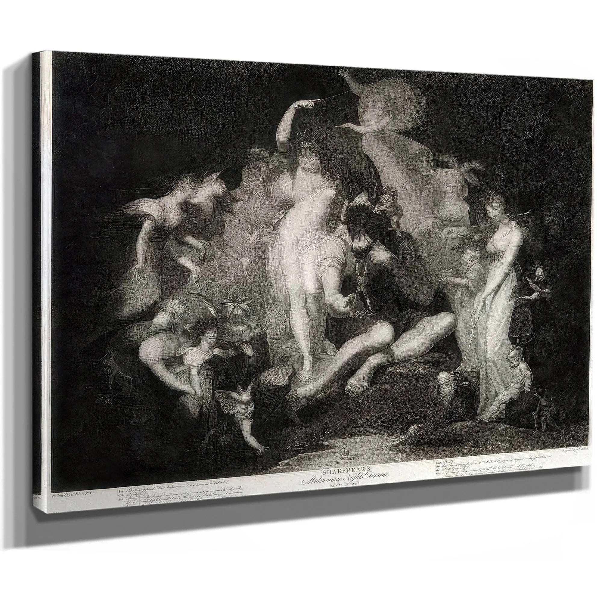 Midsummer Nights Dream By Henry Fuseli Fine Art Print
