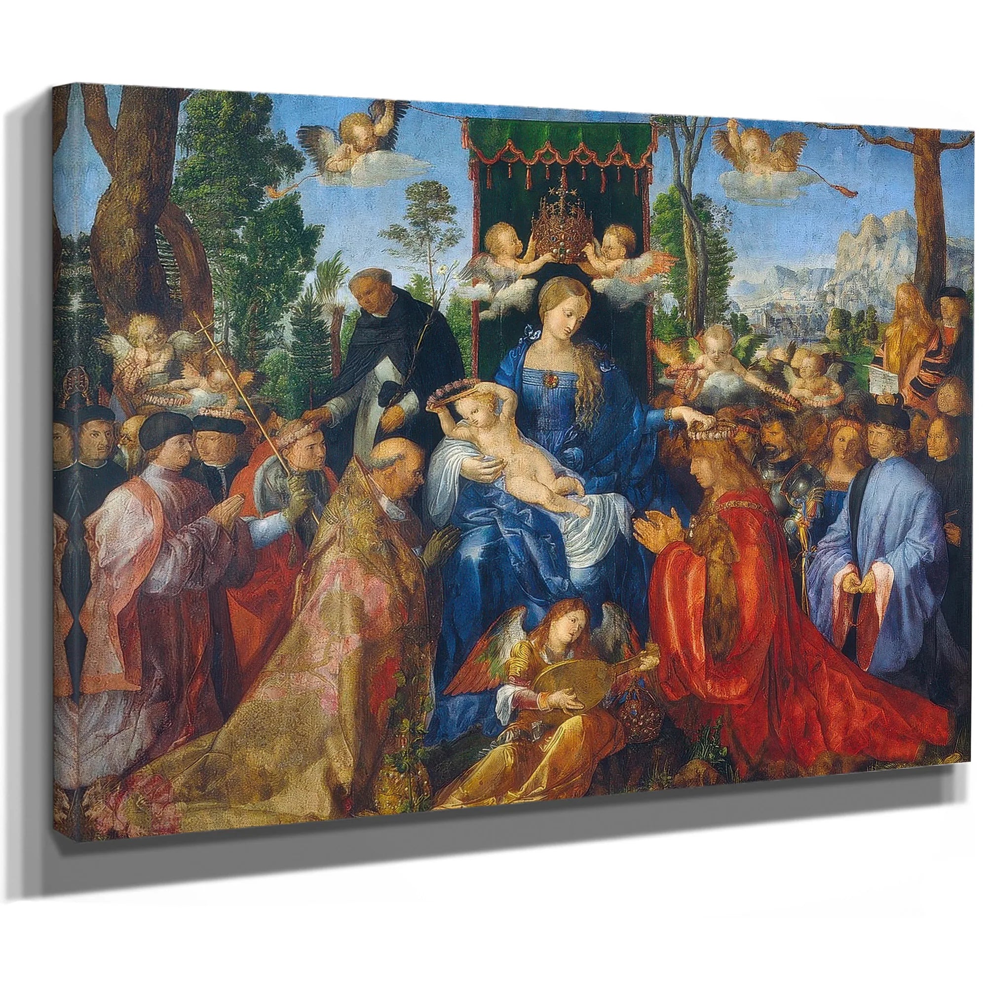 Feast Of Rose Garlands 1506 By Albrecht Durer Fine Art Print