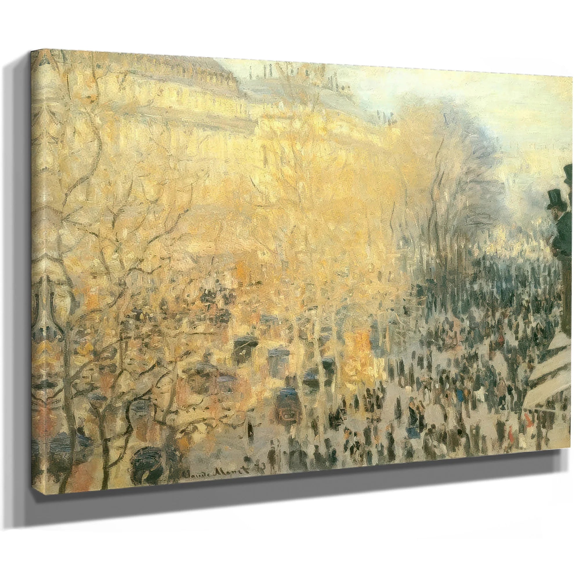 The Boulevard Des Capucines By Claude Monet Fine Art Print