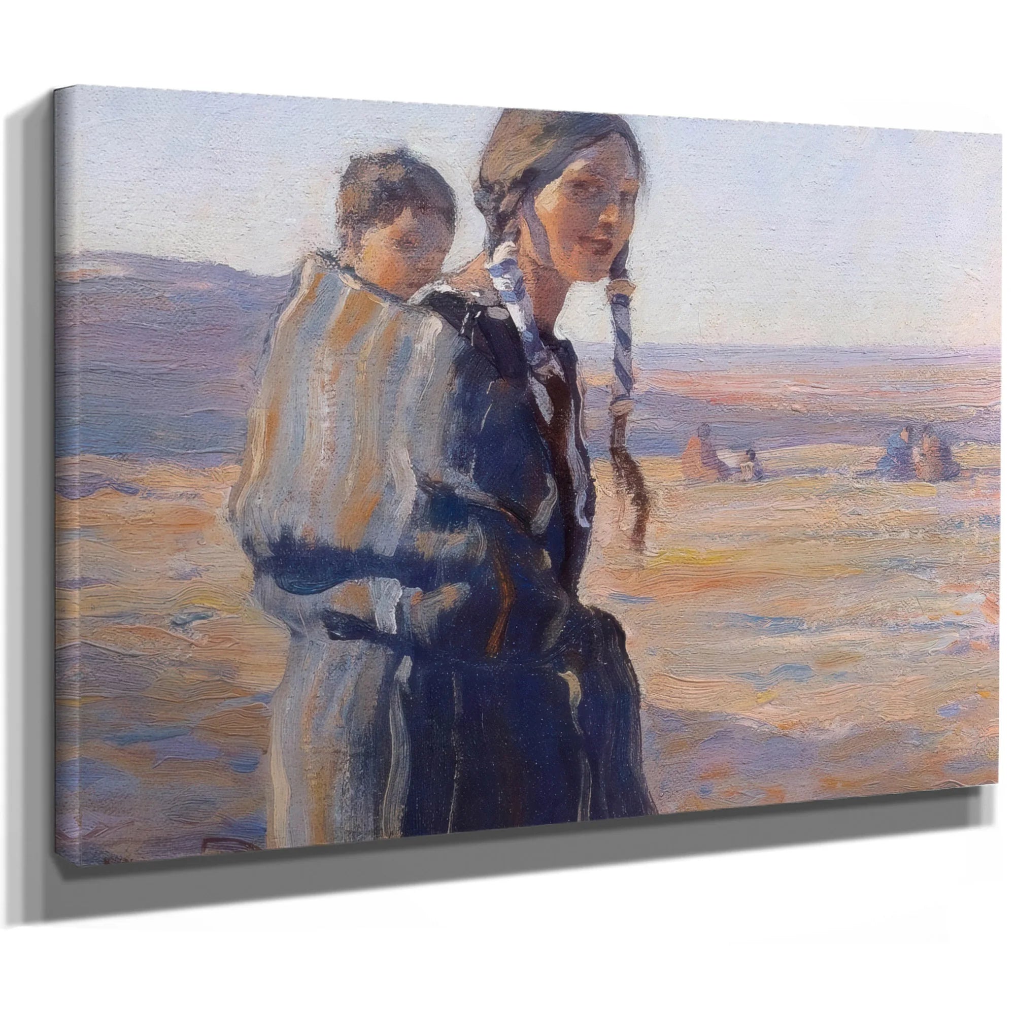 Young Indian Mother By Maynard Dixon Fine Art Print