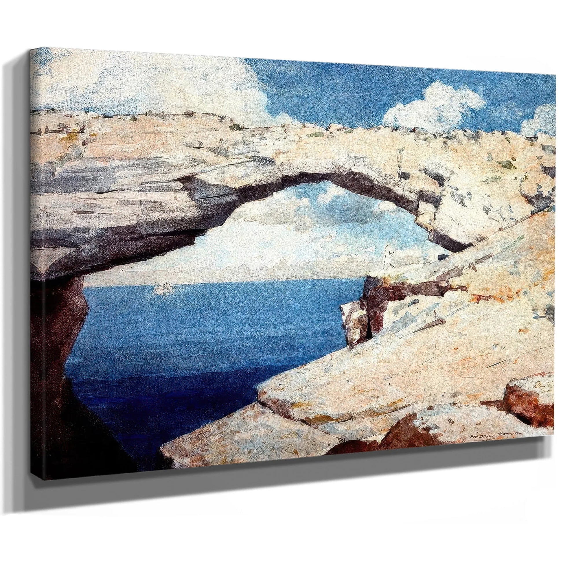 Glass Window Bahama By Winslow Homer Fine Art Print