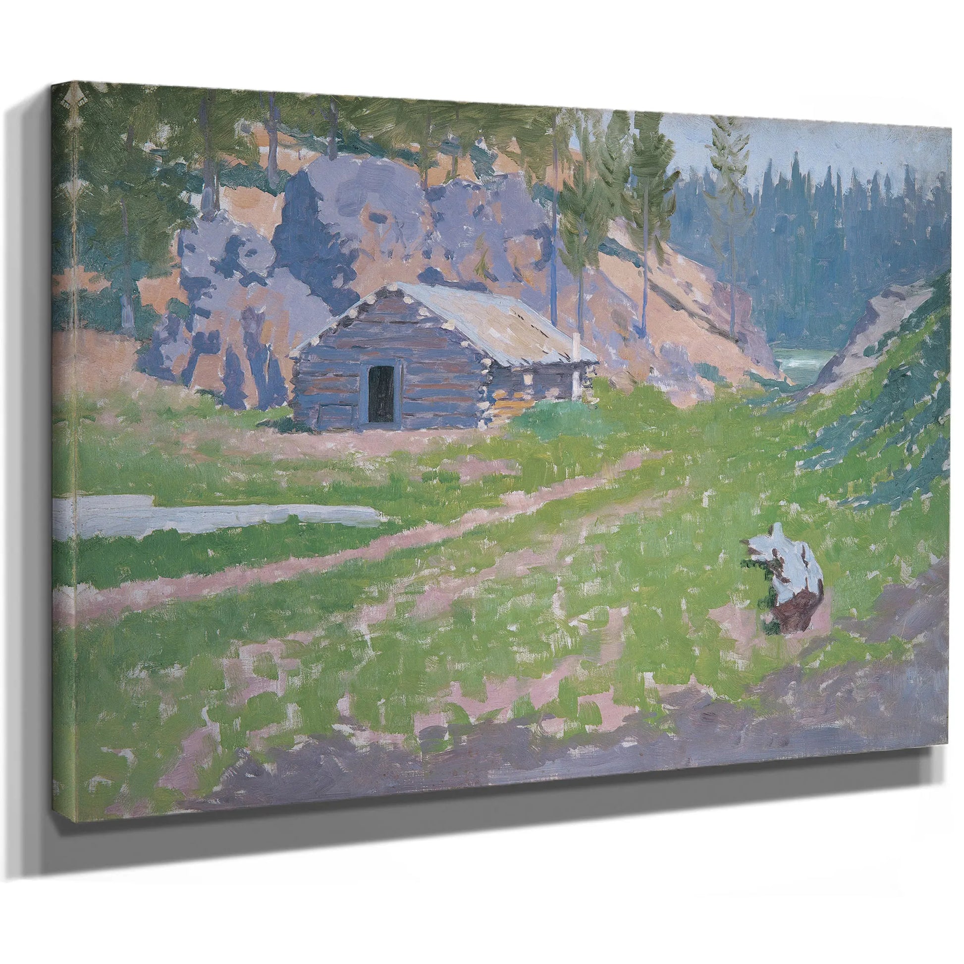 Squatters Cabin by Frederic Remington