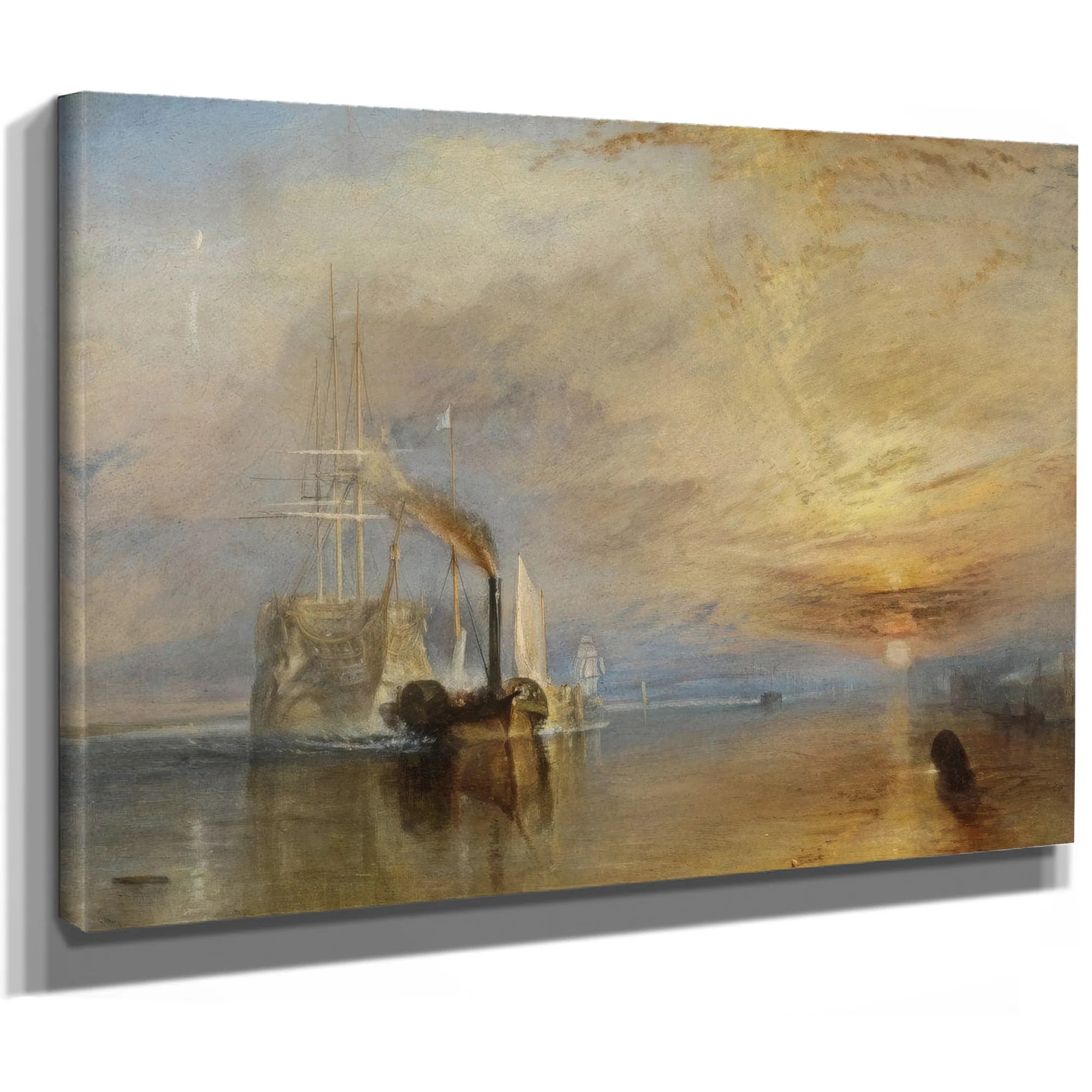 The Fighting Temeraire By Joseph Mallord William Turner Fine Art Print