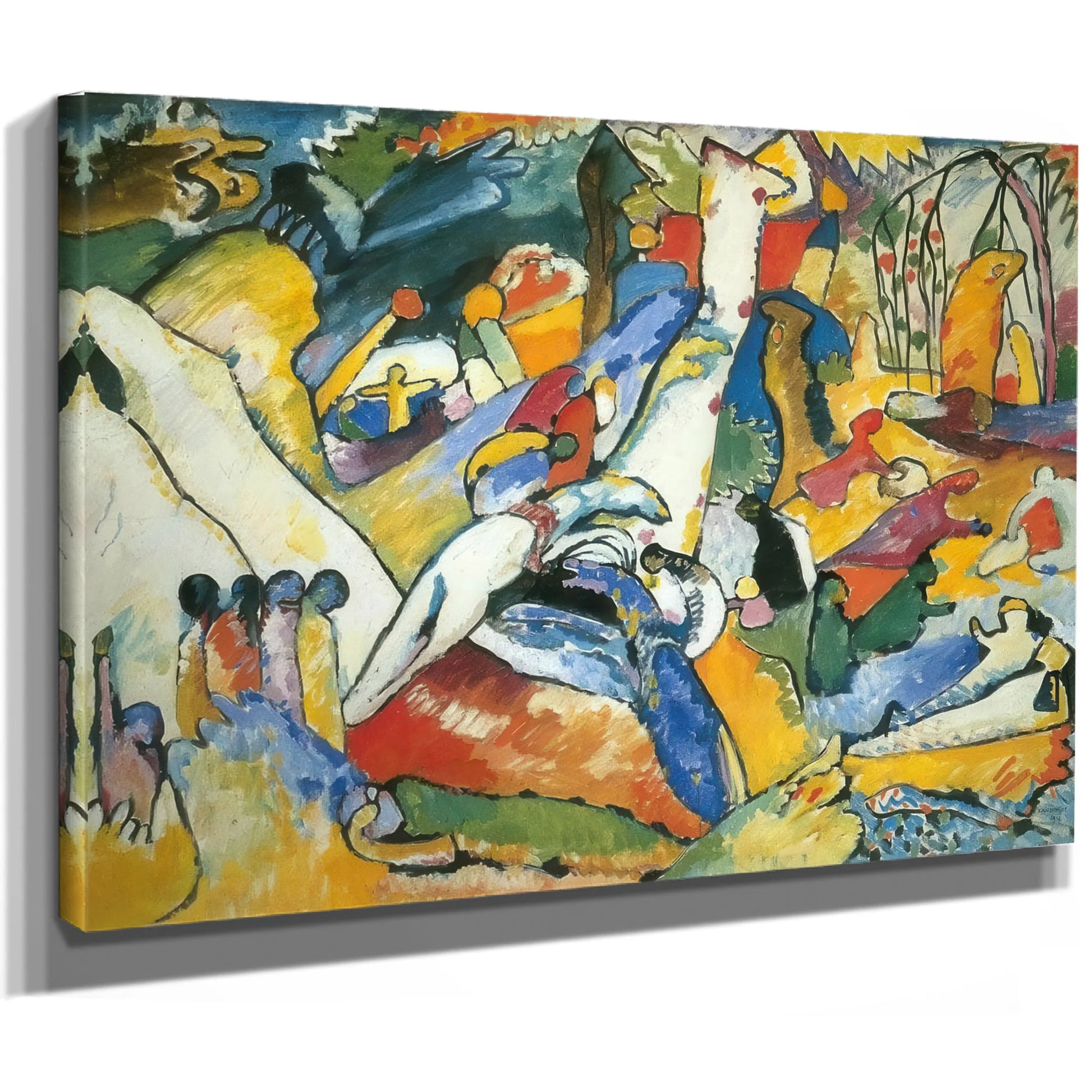 Study For Composition Ii 1910 By Wassily Kandinsky Fine Art Print