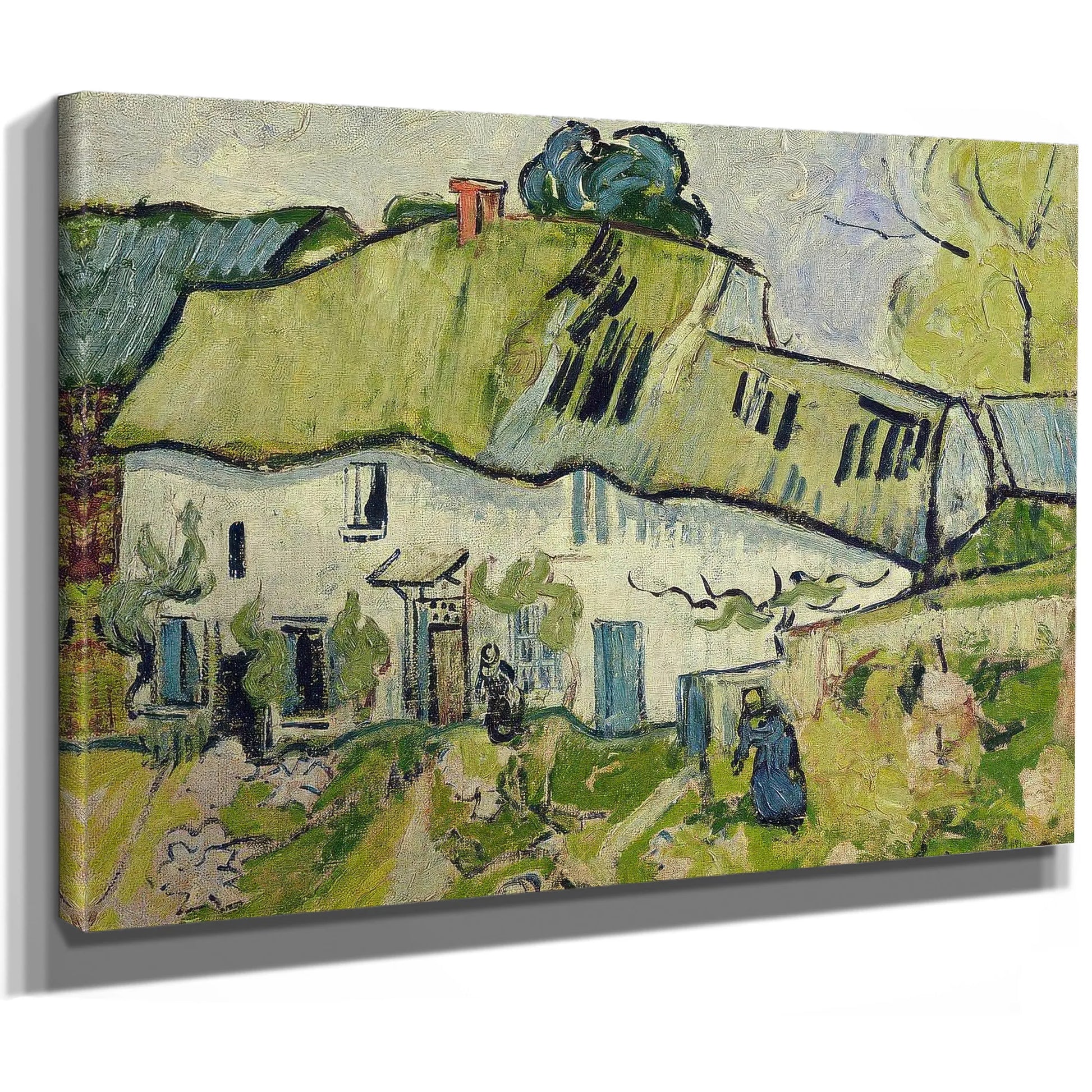 The Farm In Summer By Vincent Van Gogh Fine Art Print