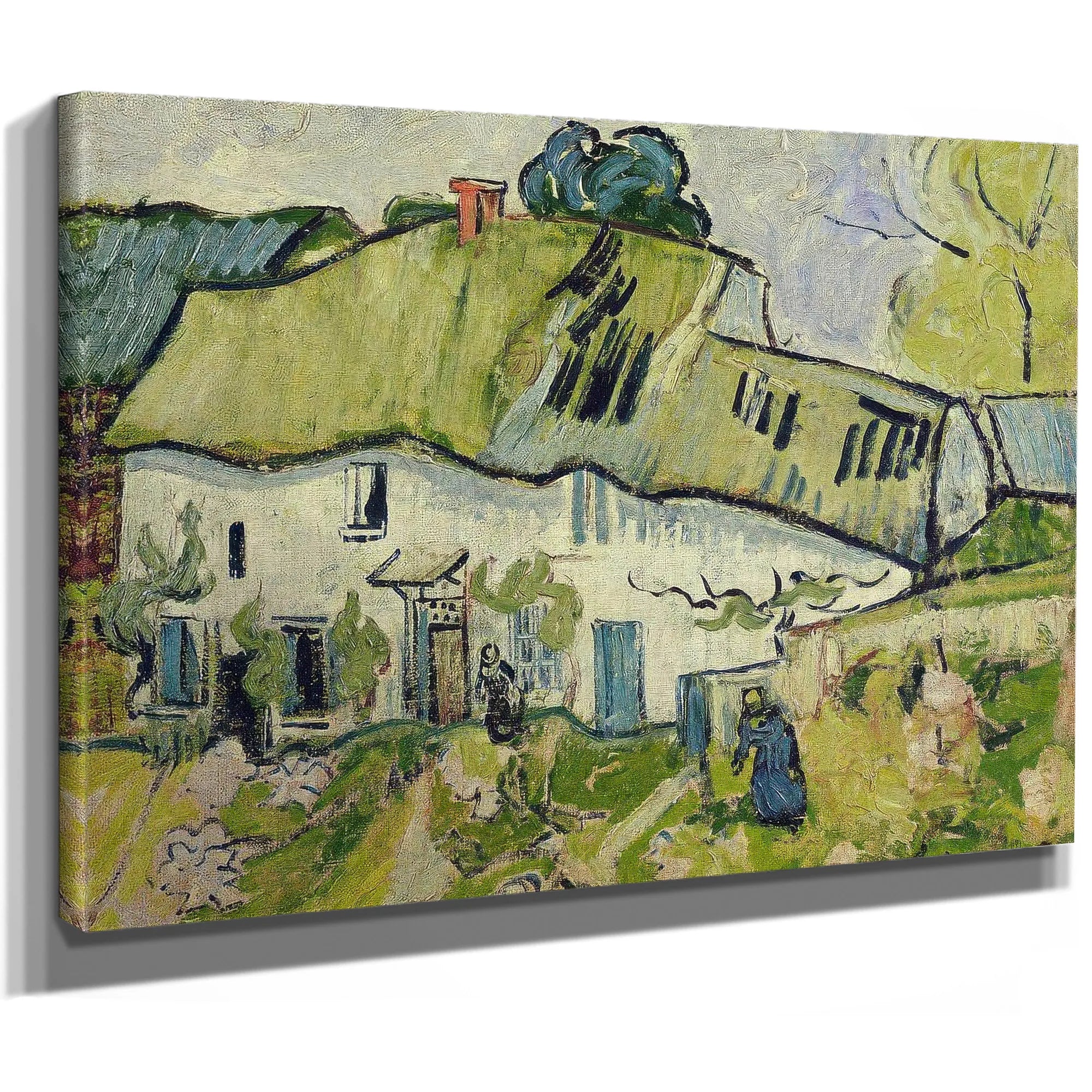 The Farm In Summer By Vincent Van Gogh Fine Art Print