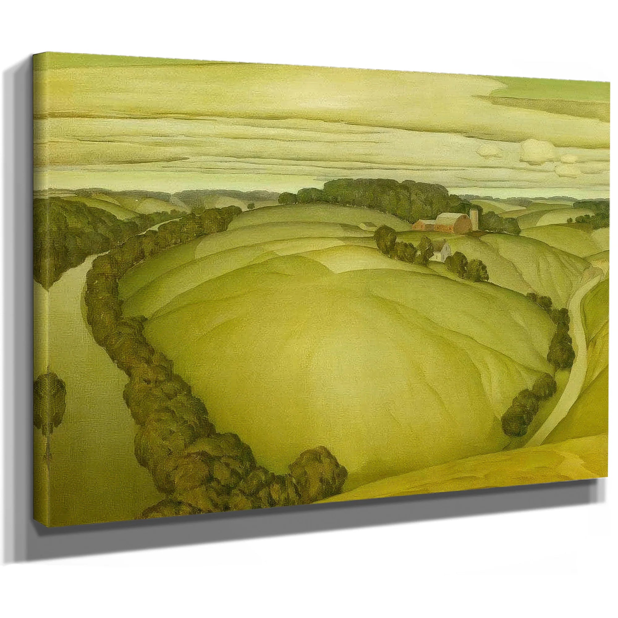 River Bend No 4 By Marvin Cone Fine Art Print