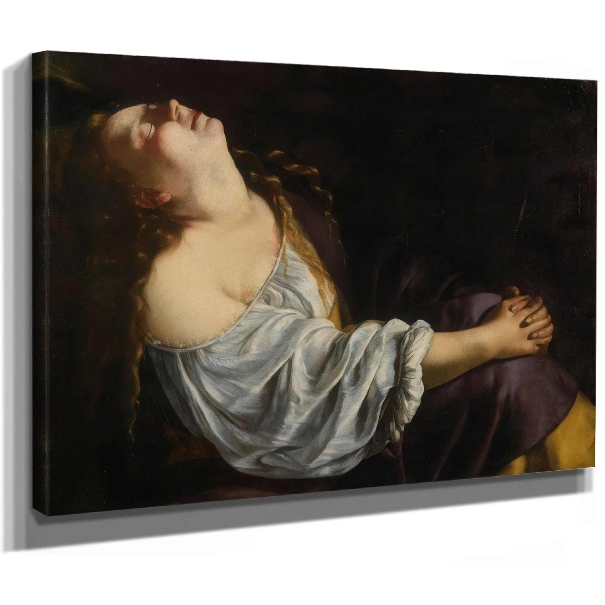 Mary Magdalene 1620 By Artemisia Gentileschi Fine Art Print