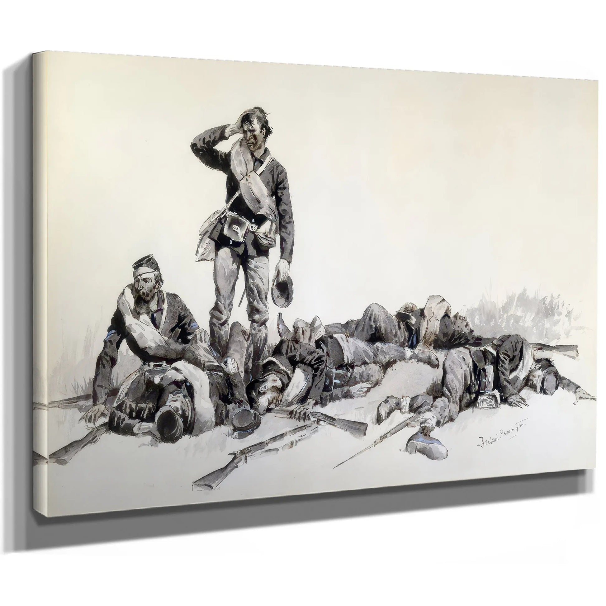 After The Battle by Frederic Remington