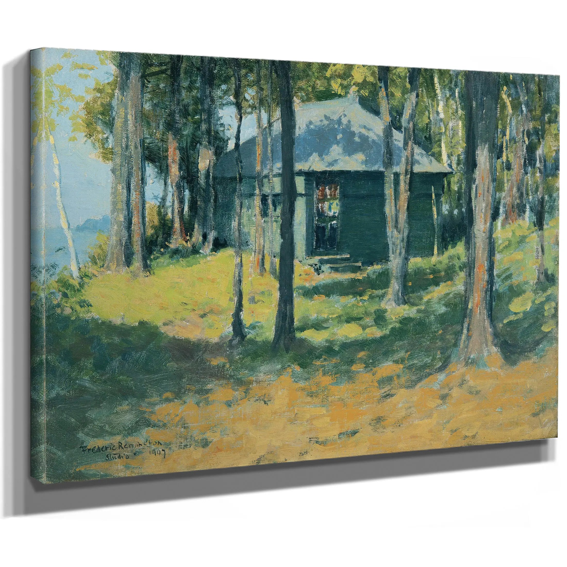 Studio At Ingleneuk by Frederic Remington