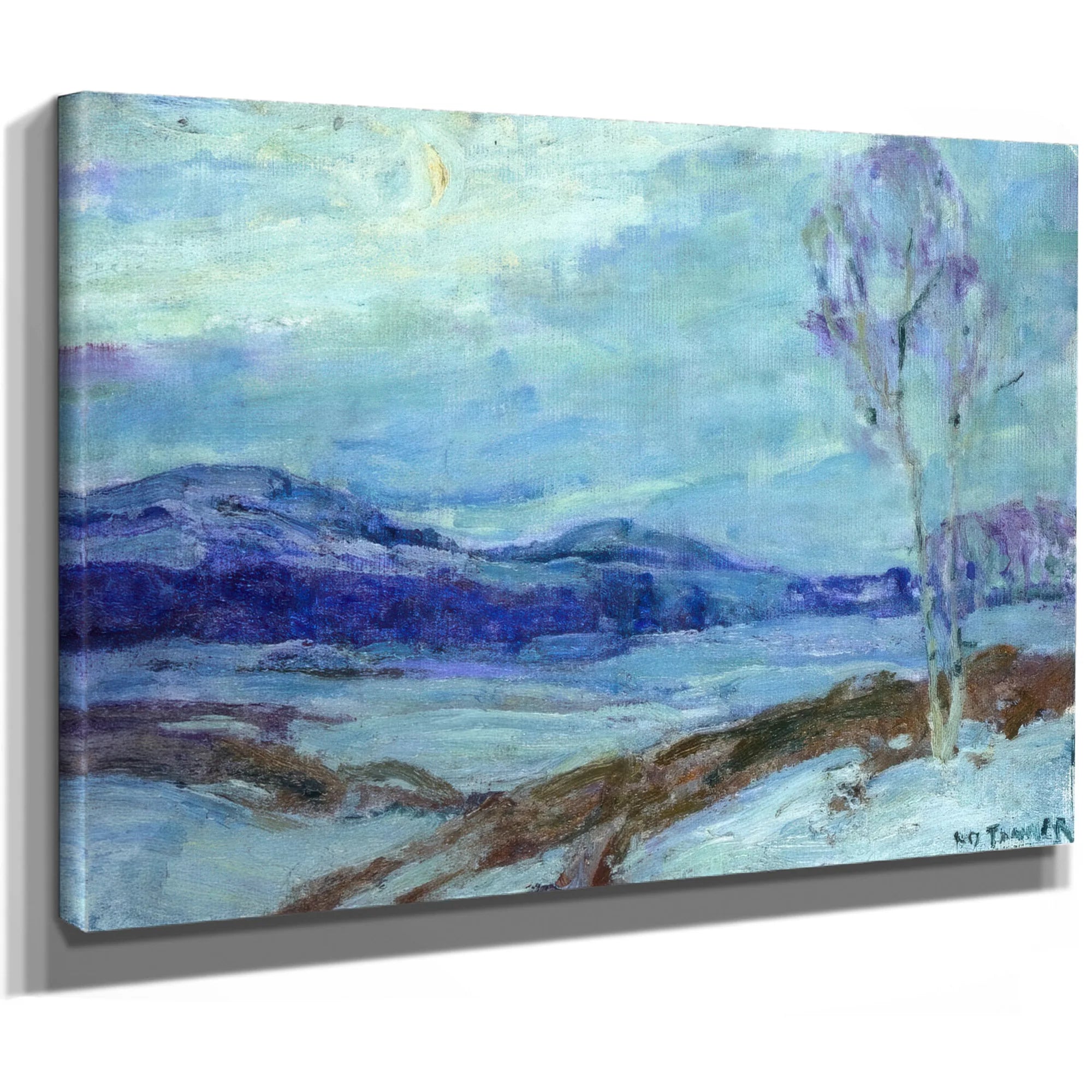 Landscape In Moonlight By Henry Ossawa Tanner Fine Art Print