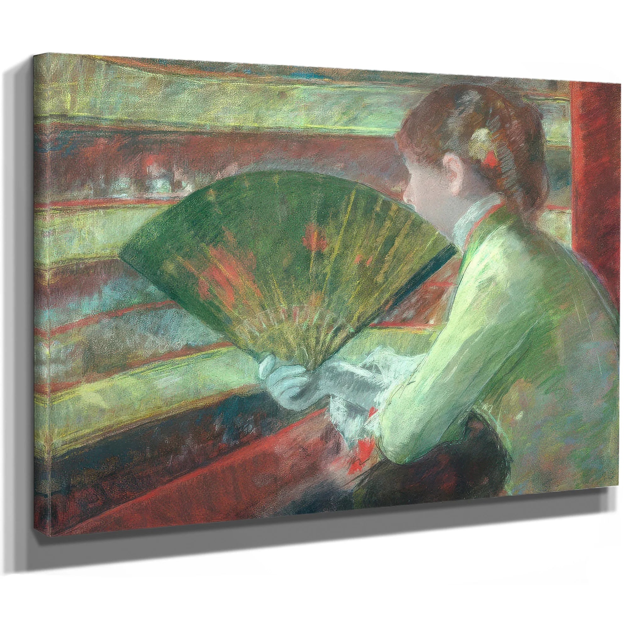 In The Loge By Mary Cassatt Fine Art Print