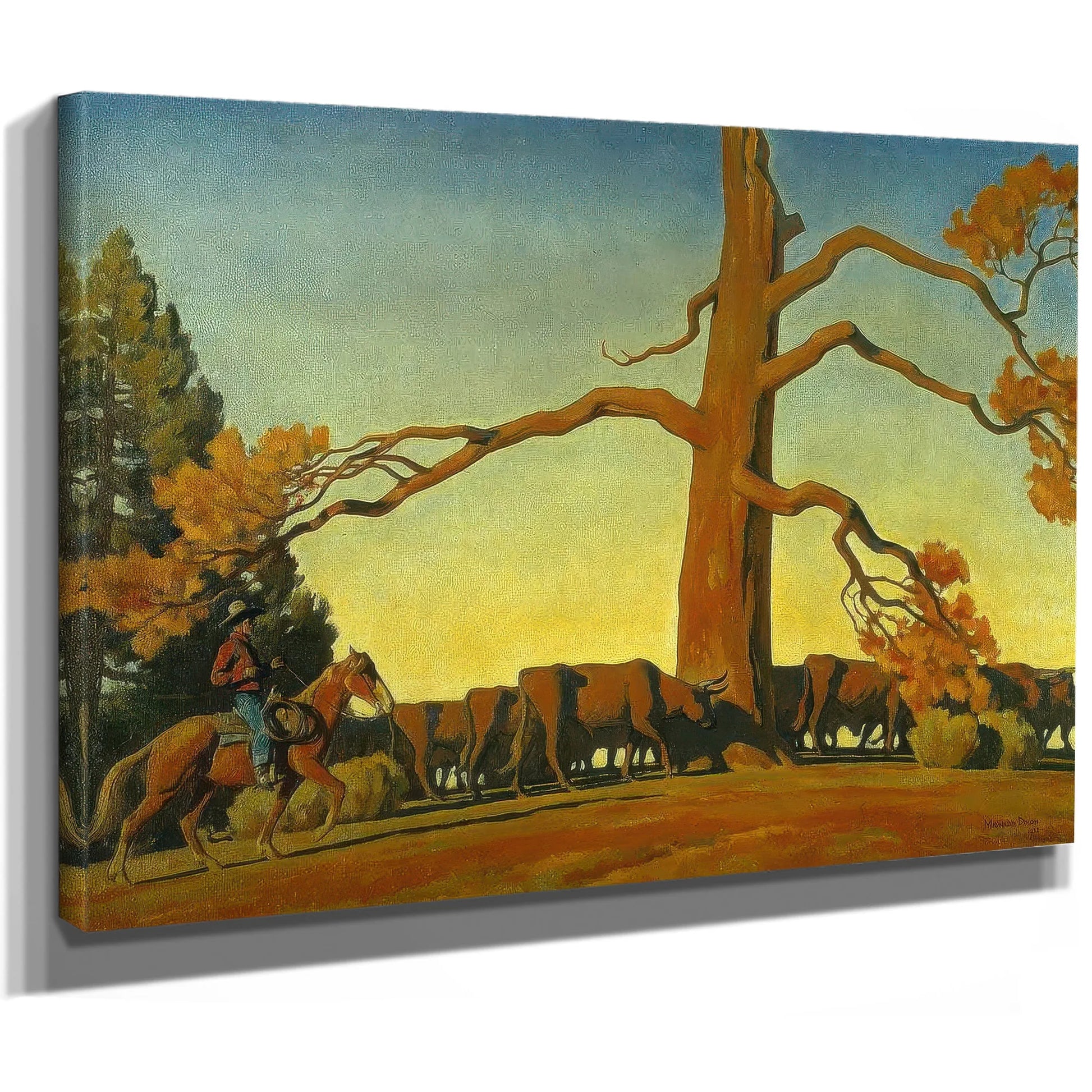 Top Of The Ridge By Maynard Dixon Fine Art Print
