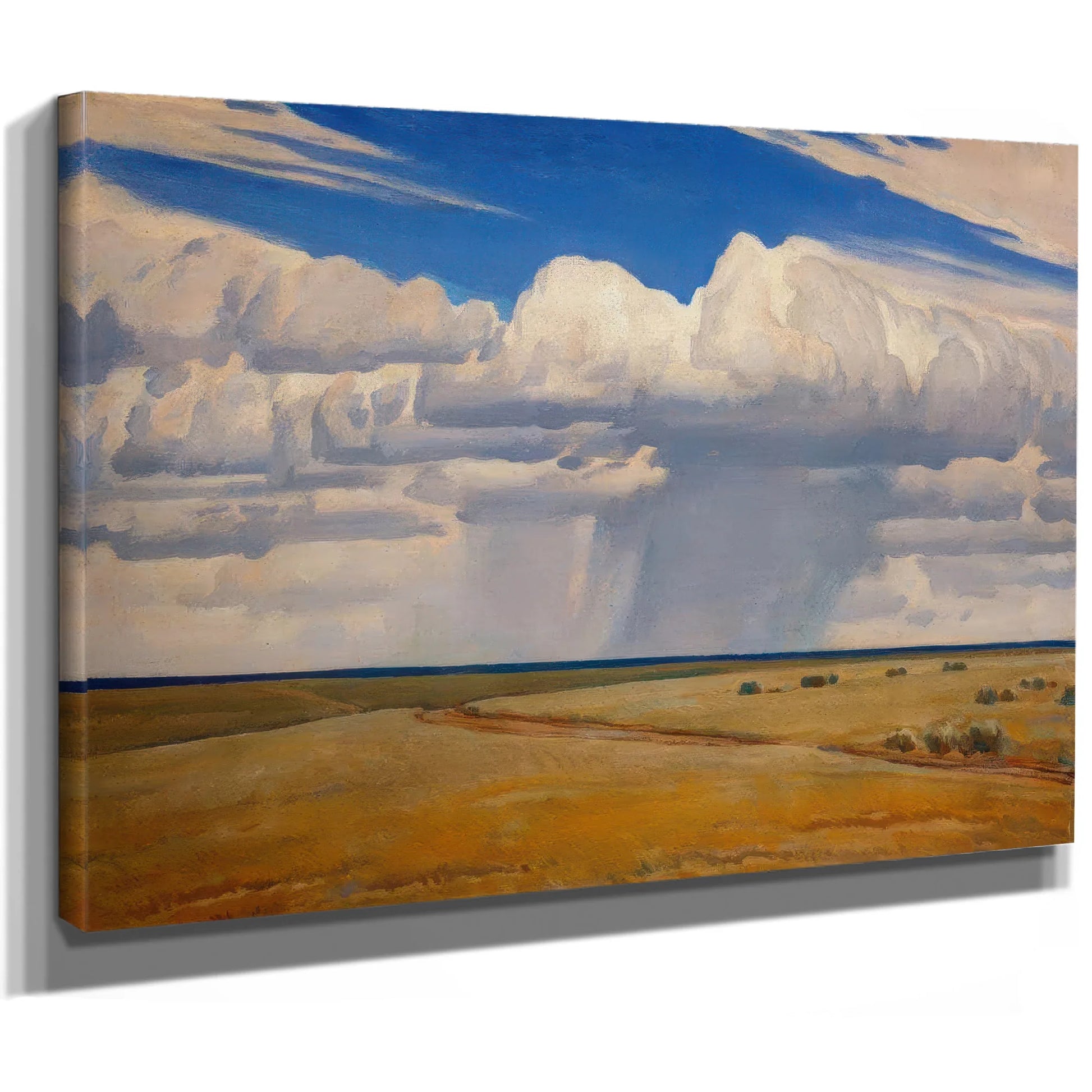 Summer Afternoon Taos By Maynard Dixon Fine Art Print