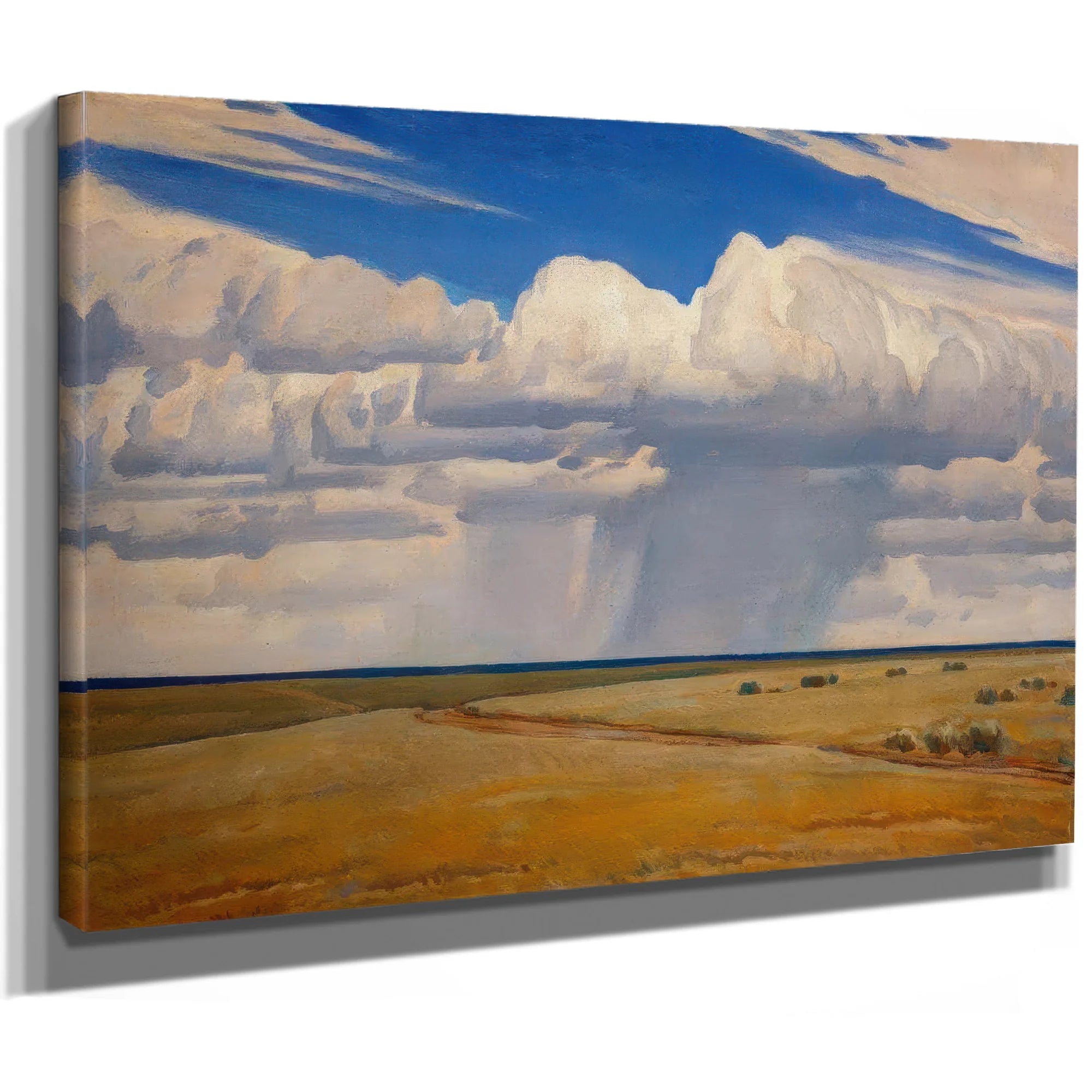Summer Afternoon Taos By Maynard Dixon Fine Art Print